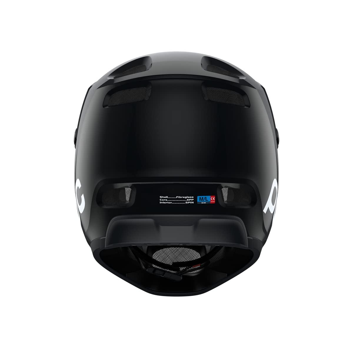 POC POC Coron Air Spin, Helmet for Downhill Mountain Biking, Uranium Black, XS-S