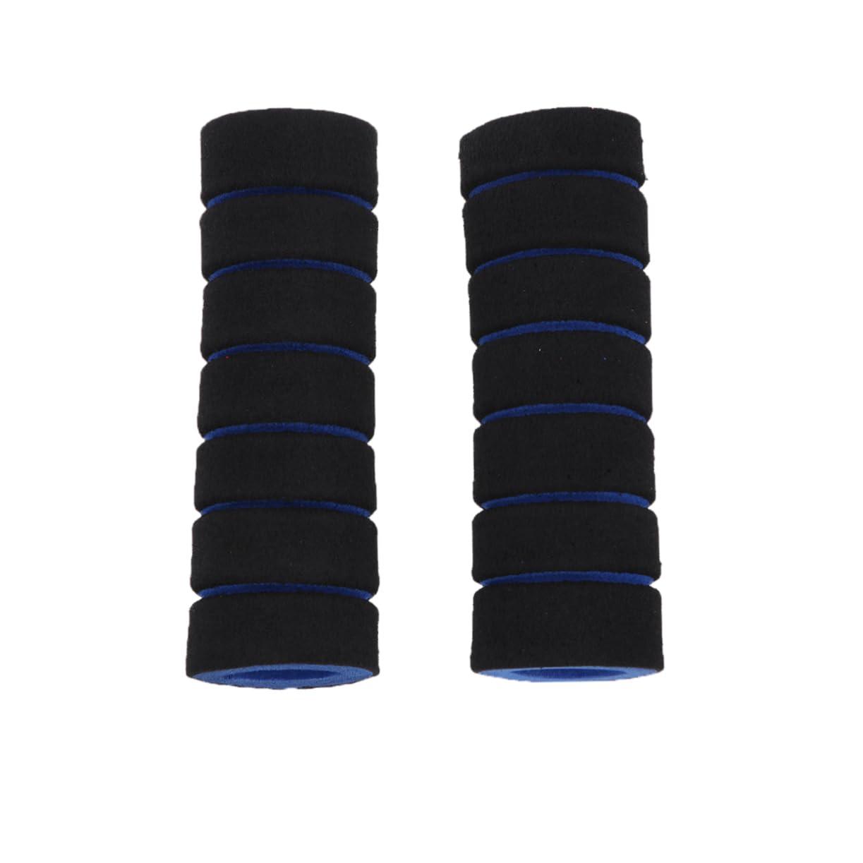 KOMBIUDA KOMBIUDA 2pcs Non-Slip Handlebar Grips for Bikes Ergonomic Sponge Covers Comfortable and Fits Standard Handlebars for Mountain Road and Electric Bikes