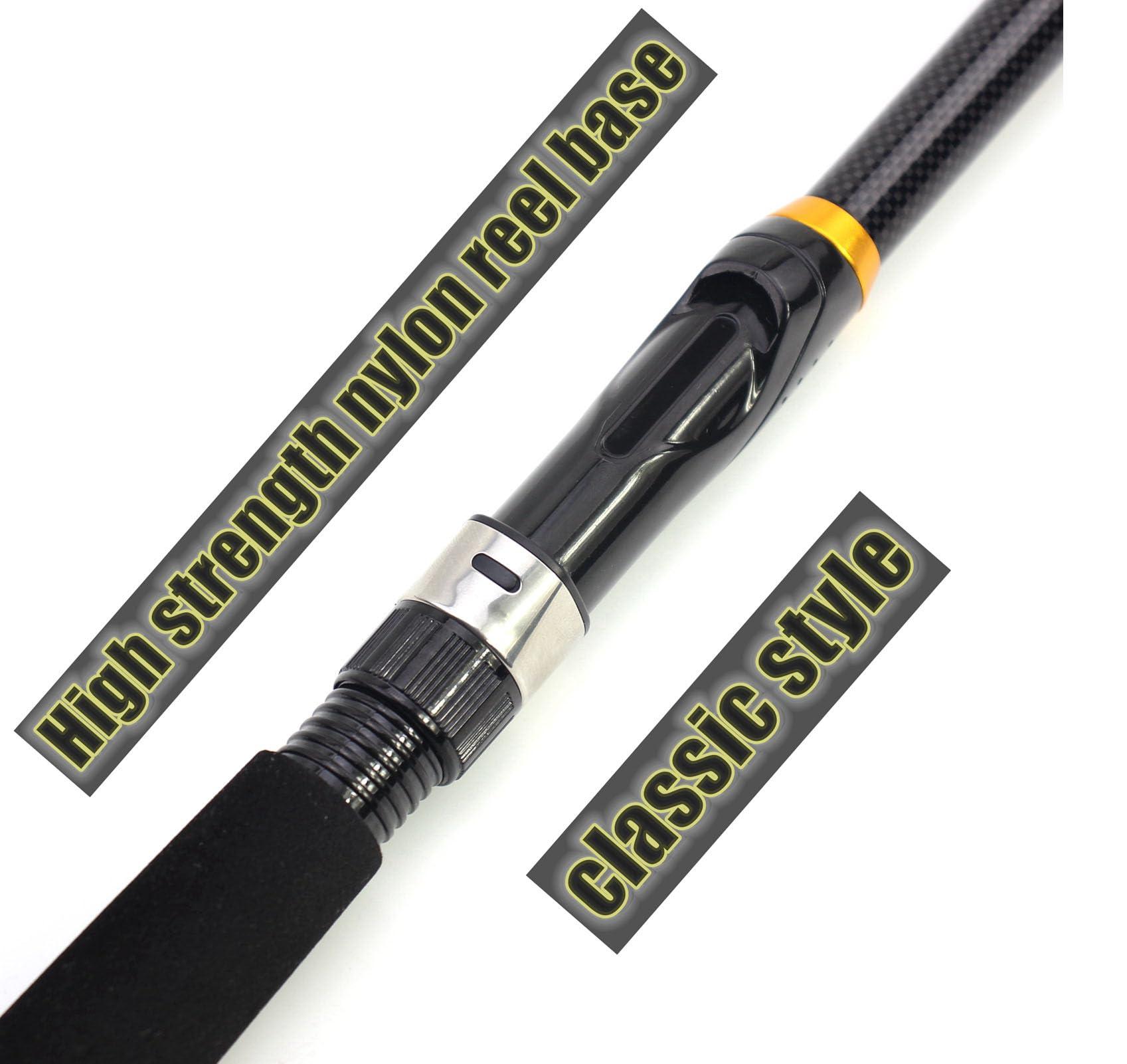 Cuoyuqie Cuoyuqie 1.8m-3.6m Carbon Telescopic Fishing Rod M Power Ultralight Travel Casting Rods (2.4m/7.8ft)