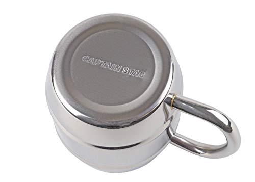 ?????????(CAPTAIN STAG) Captain Stag M-1242 Be Free Double Stainless Steel Barrel Mug, 8.5 fl oz (240 ml)