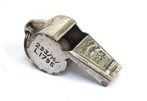 warwhistles.com WW2 Whistle 293/14/L1795 Air Ministry 23/230 RAF USAAF Rescue Emergency Ditching Thunderer WWII Pilot AGED