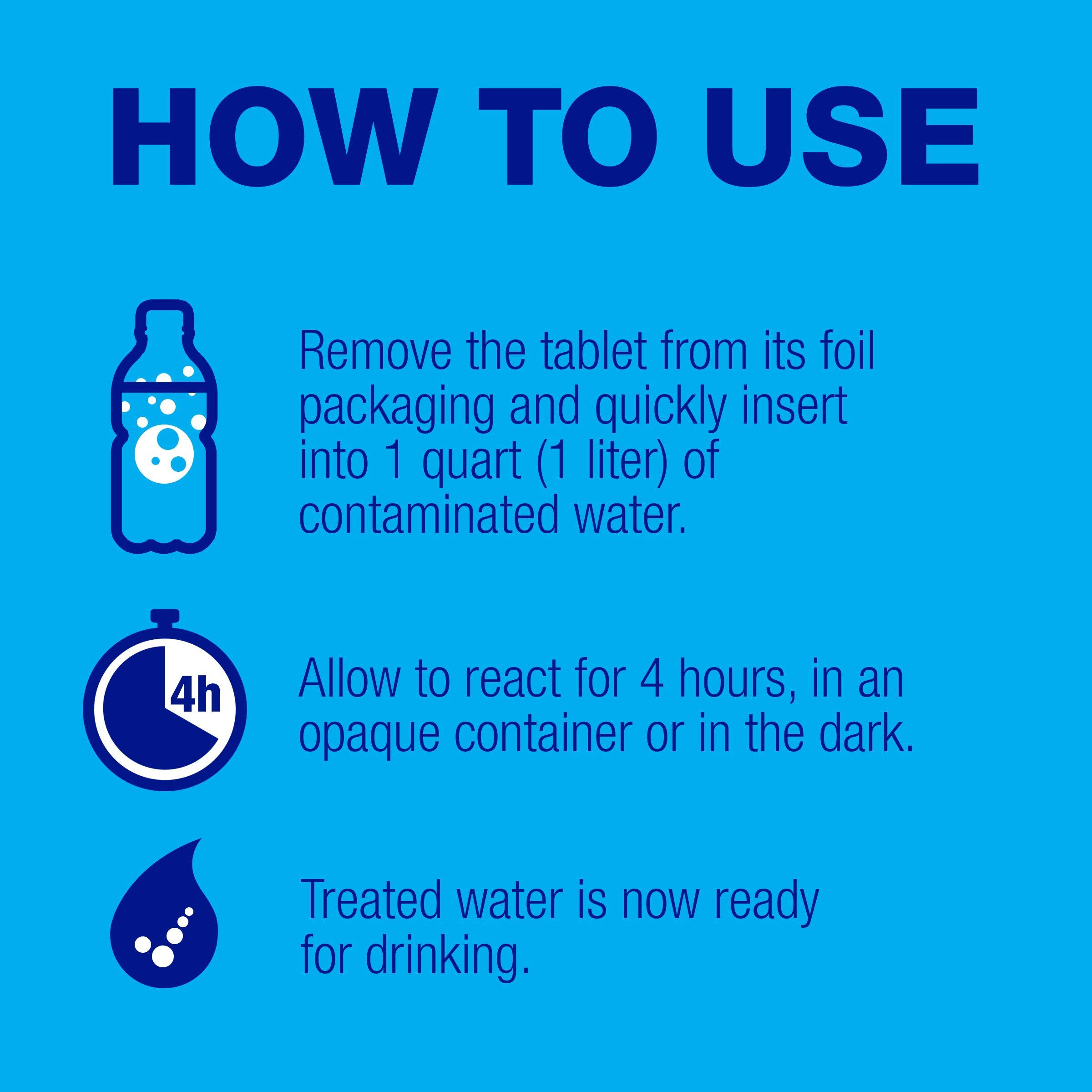 potable aqua Potable Aqua Chlorine Dioxide Water Purification Tablets - 30 Count