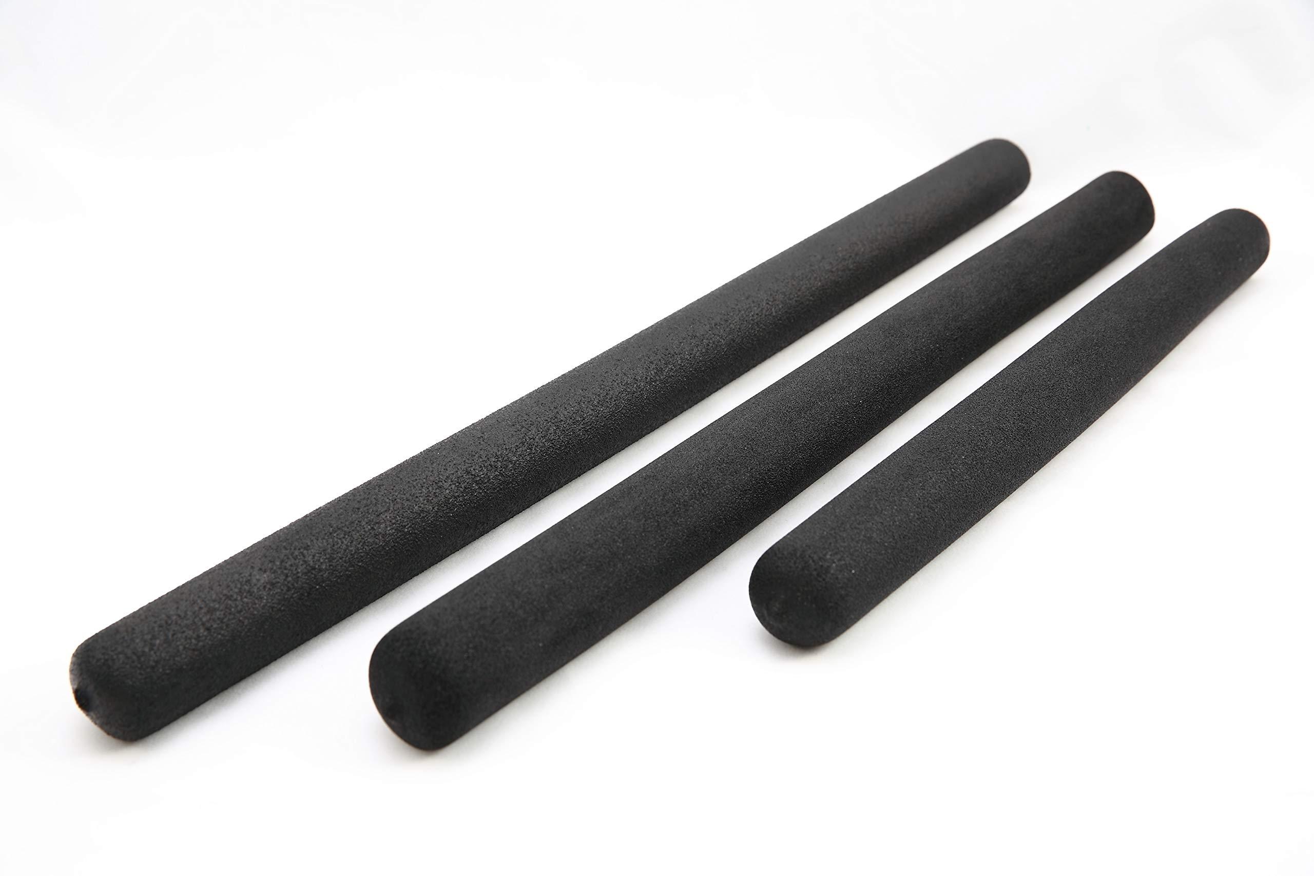 Ader Sporting Goods Ader Rubber Grip 5\'\'-21\'\' Handle Grip Close End Made in U.S.A (6\'\'-1\'\'C) x4Pcs