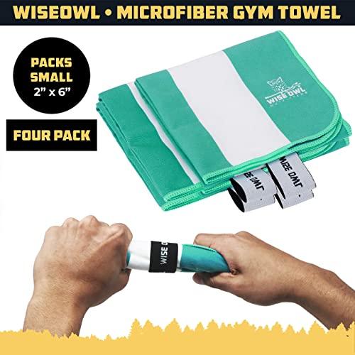 Wise Owl Outfitters Wise Owl Outfitters Beach Towel and Yoga Towel - Quick Dry Microfiber Travel Towel for Beach, Pool, Yoga, Swim, Hand, Face, and Body