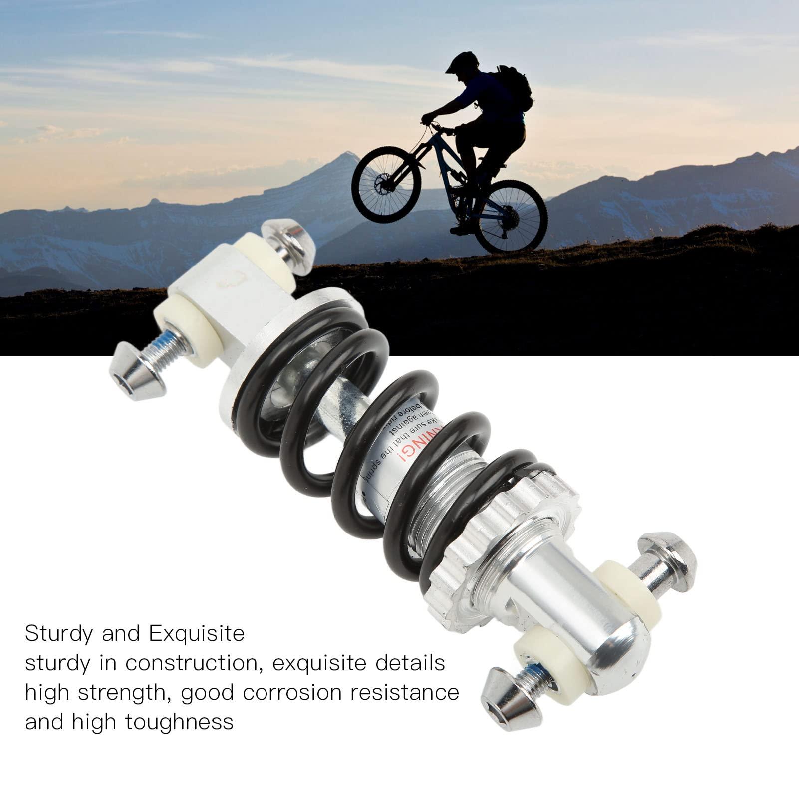 Tissting Tissting Bike Rear Shock Absorber 100mm 300lbs 8mm Hole Universal Electric Scooter Damping Suspension Spring Shock Damper for Dirt Bike, Electric Bikes, Mini Motorcycle, ATV