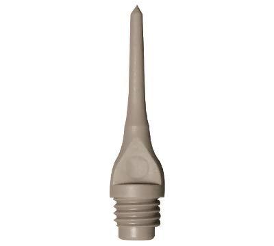 Mueller Recreational Products, Inc. Mueller 1/4\" Plastic Keypoint Dart Tip Bag/100 - American Made (Gray)