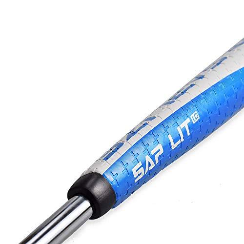 SAPLIZE SAPLIZE Putter Grip Midsize Pistol Shape Light Anti-Slip Pattern, Sap Lit V2, Blue