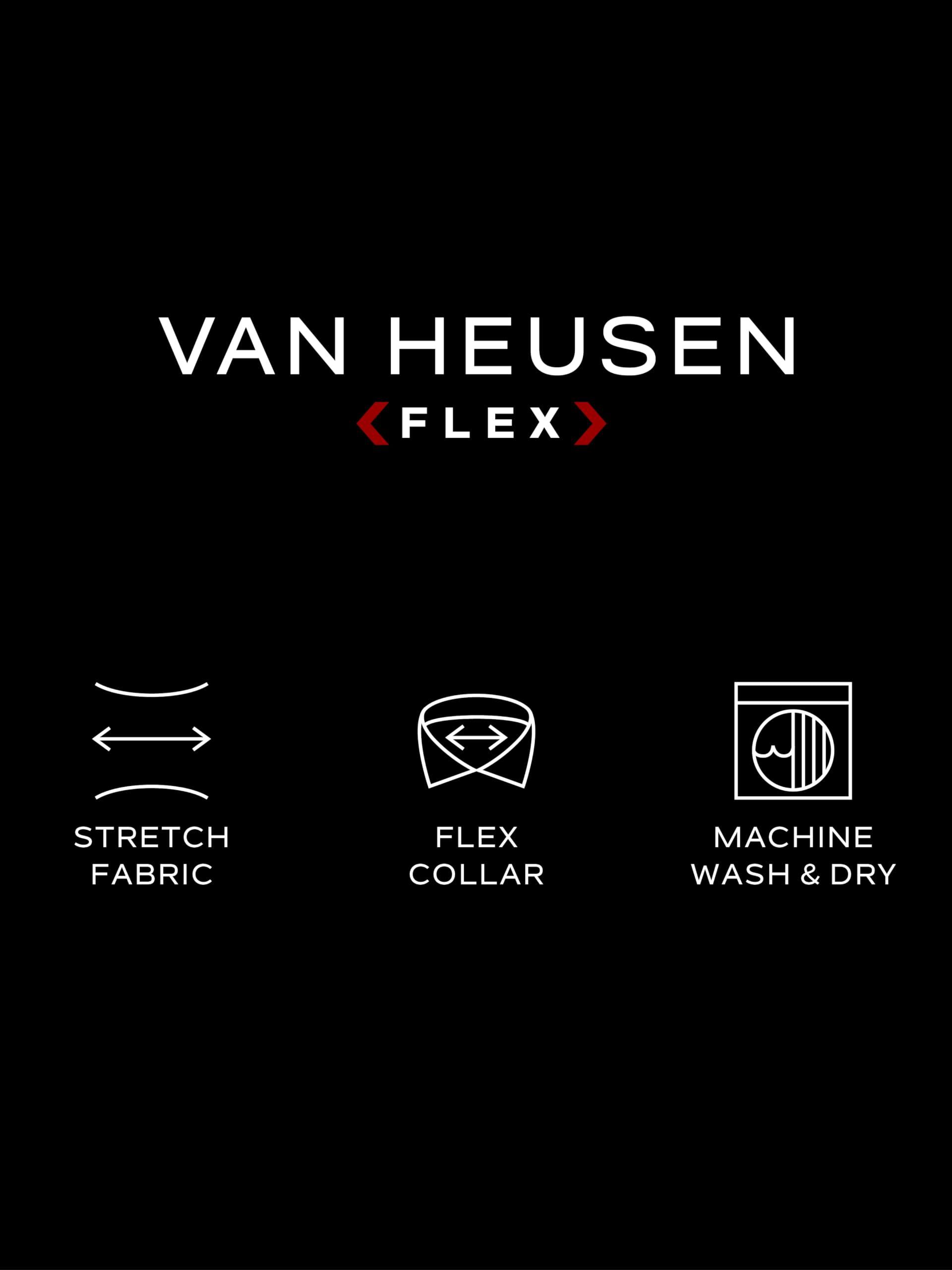 Van Heusen Van Heusen Men's Flex Collar Slim Fit Stretch Dress Shirt, Charcoal, 18.5" Neck 36"-37" Sleeve