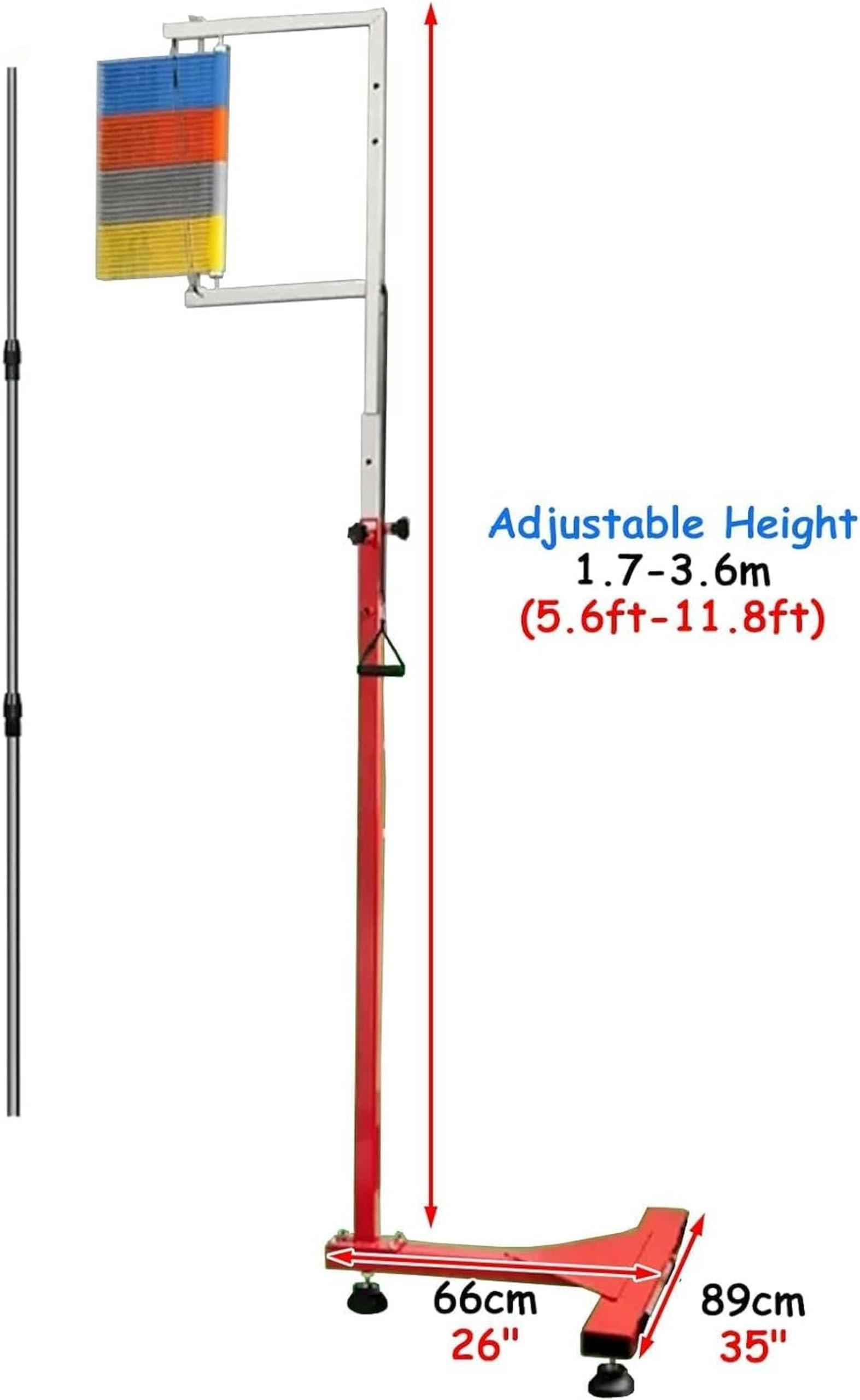 BTURYT BTURYT Portable Vertical Jump Trainer Floor Standing High Jump Training Equipment Vertical Test Jump Measurement Tester Indoor Outdoor Sports Fields