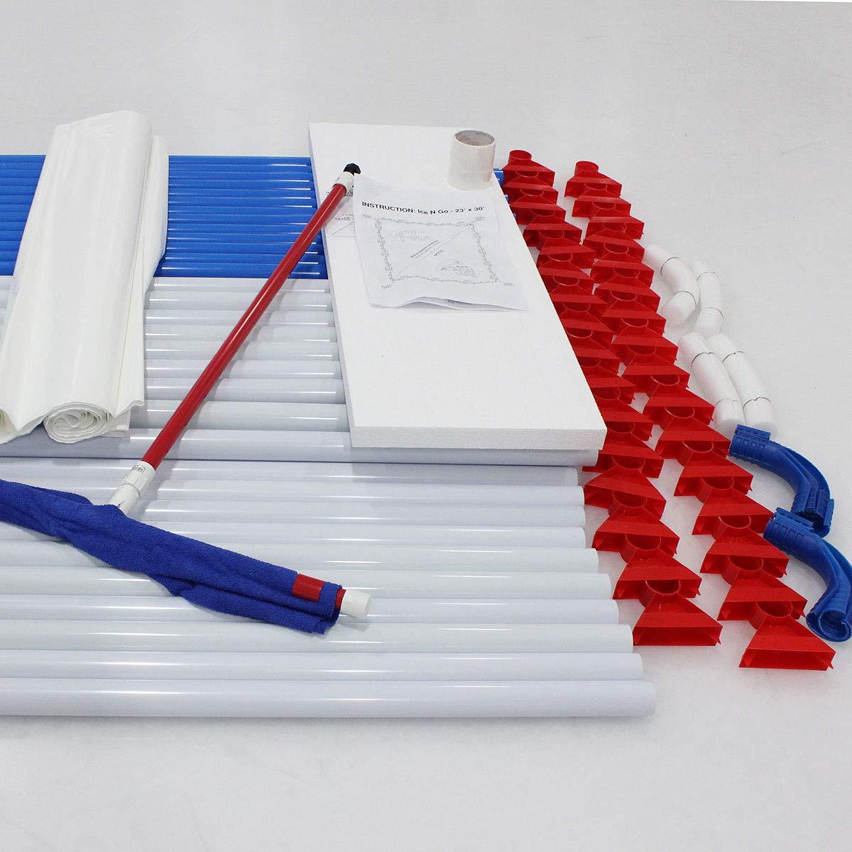 Ice N'Go EZ Rink 2.0 Kit (Backyard Ice Rink Kit) - 27 X 53