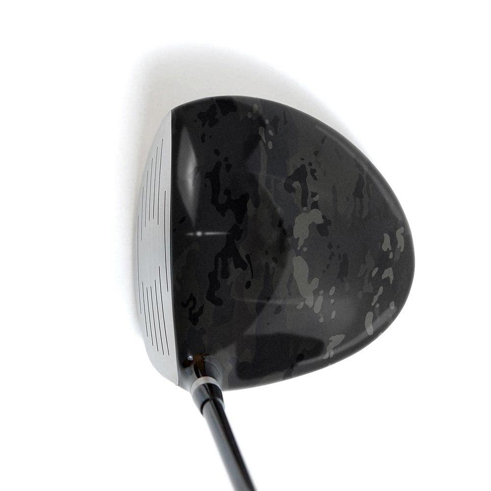 ParSkins ParSkins Driver Skin - Premium Vinyl Golf Head Wrap with Precut Piece - Easy to Install - Knife-Less Tape Included - Made in USA - Right Hand - Military OCP Black