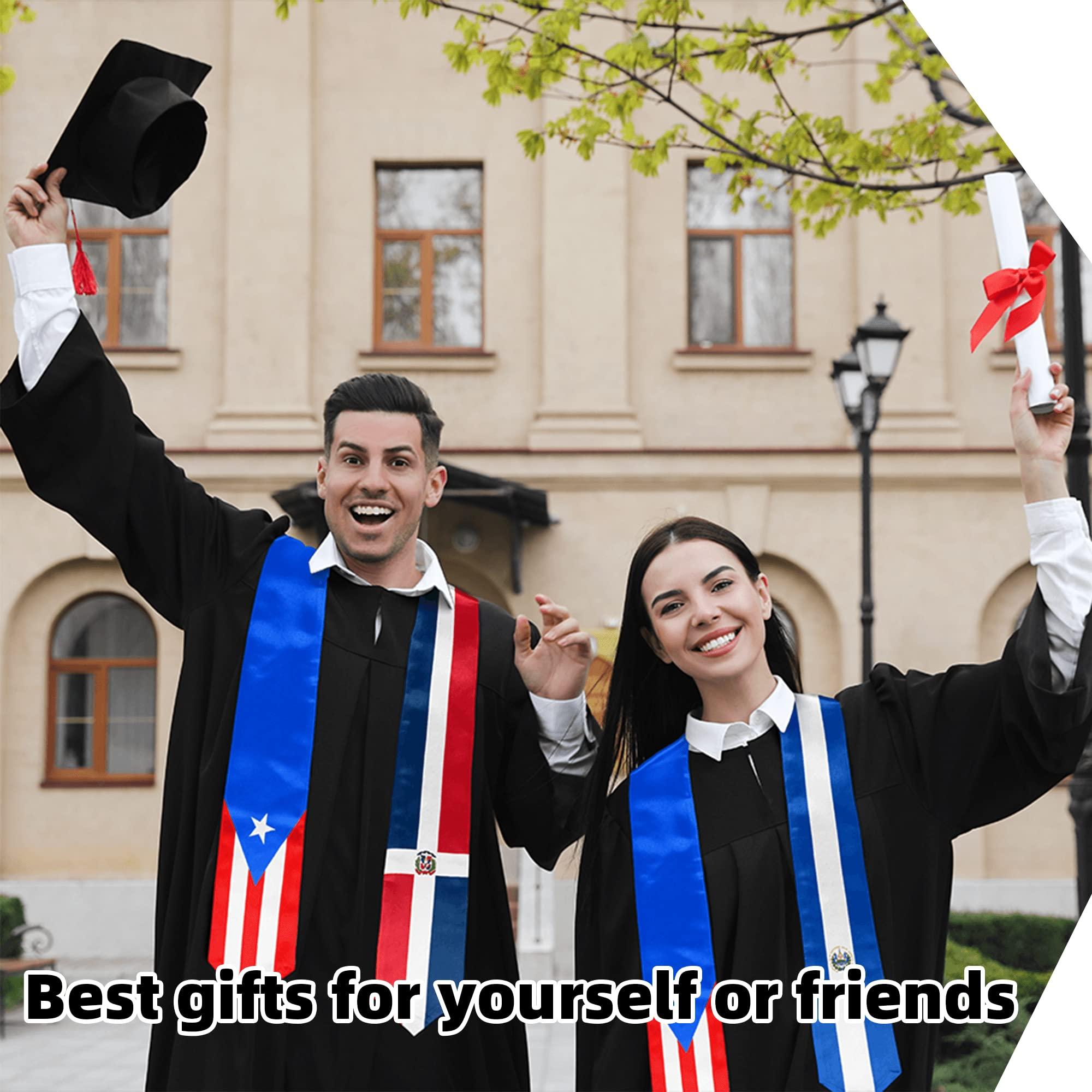 Vcmaluco Vcmaluco Mexico Flag Graduation Stole Mexican Graduation Sash Scarf Graduation Gift for International Student