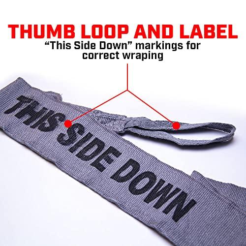 Revgear Revgear 180-Inch Elastic Hand Wraps, Granite Grey