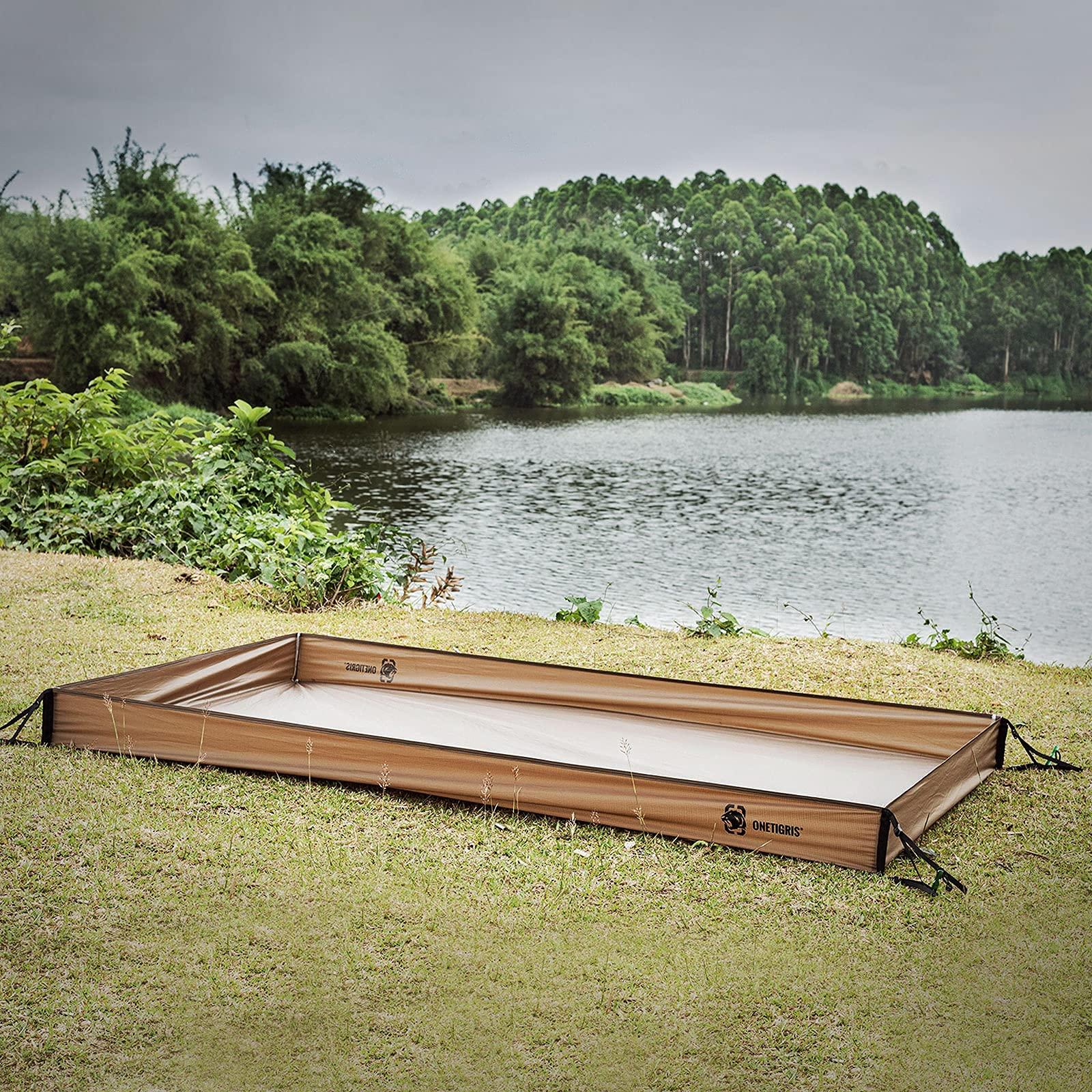 OneTigris OneTigris Camping Combo: OneTigris Camping Tent Bathtub Floor and OneTigris Bulwark Camping Tarp