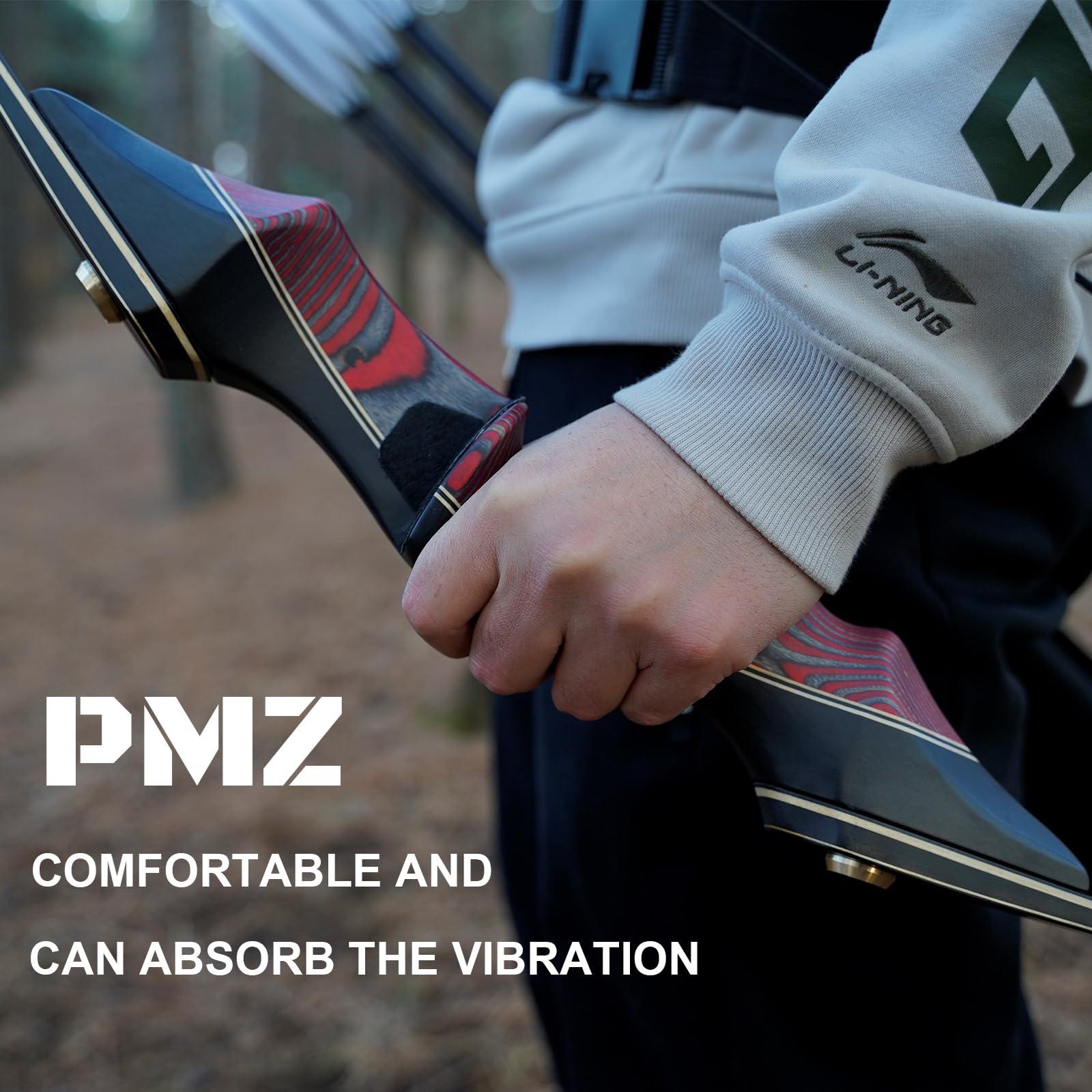 PMZ PMZ Recurve Bow and Arrow Set, Newset Professional Aldults Archery Hunting Bow Kit, 60'' Wooden Takedown Bow, for Youth Beginners to Advanced Outdoor Practice & Hunting, Right Hand, 40 lbs