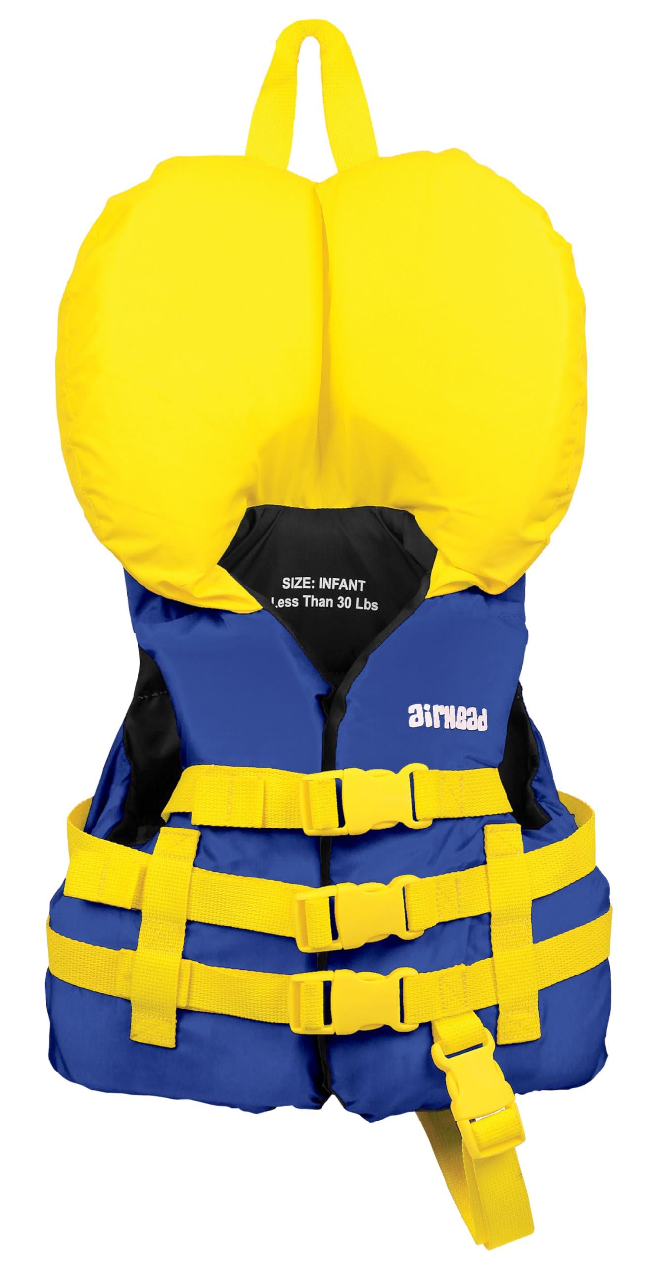 AIRHEAD Airhead Infant General All Purpose Life Jacket for Infants under 30lbs, US Coast Guard Approved