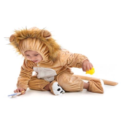 HSCTEK HSCTEK Baby Lion Costume, Infant Lion Costume for Baby Boys Girls, Baby Halloween Costume for Toddler Newborn 6-9Months