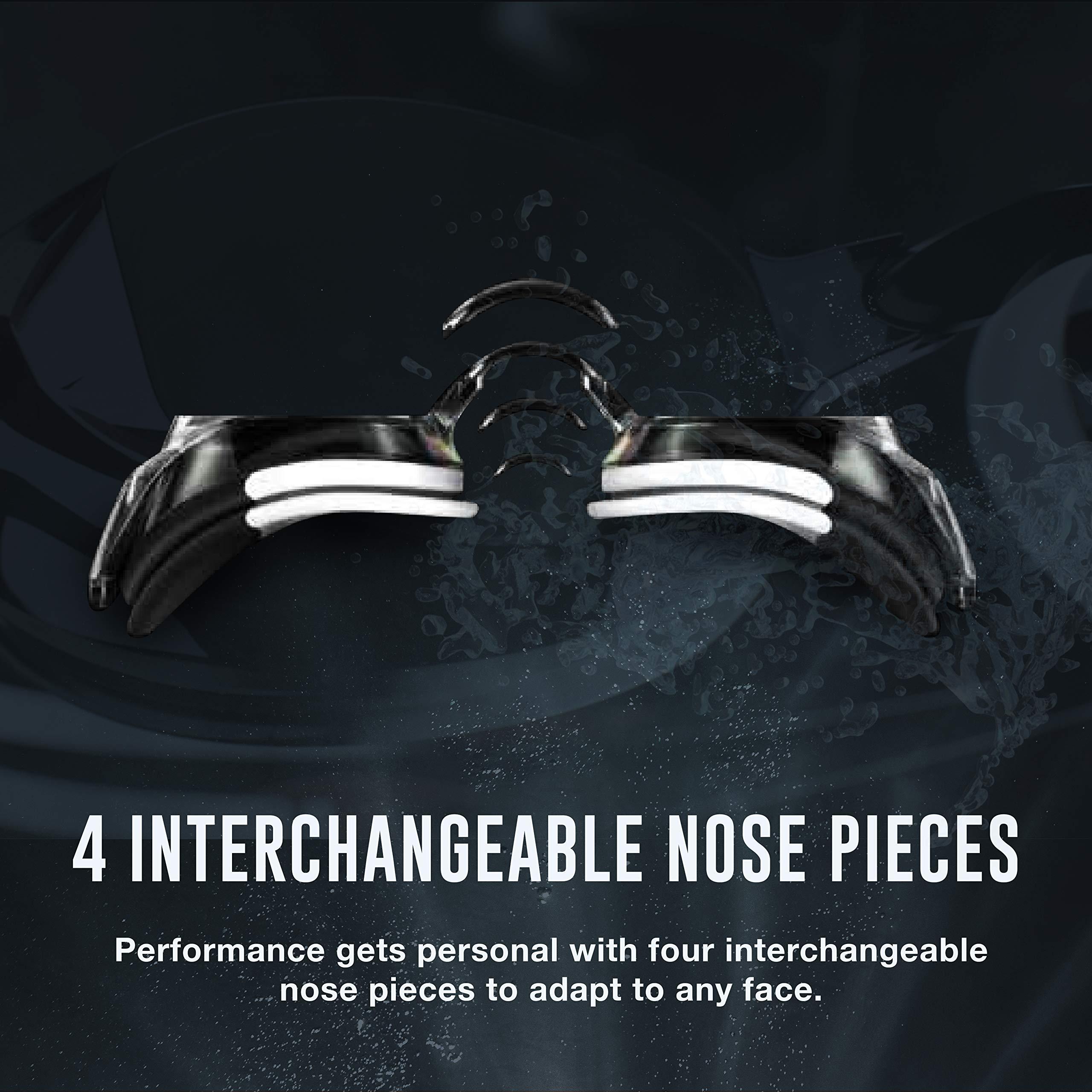 Speedo Speedo Unisex-Adult Swim Goggles Mirrored Vanquisher 2.0, Silver, One Size