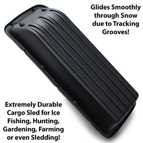 Flexible Flyer Flexible Flyer Large Utility Pull Sled. Ice Fishing, Deer Hunting, Firewood, Work Cargo, 60”