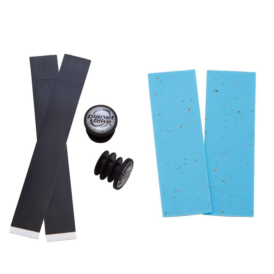 Planet Bike Planet Bike Comfort cork handlebar tape set (Sky Bue)