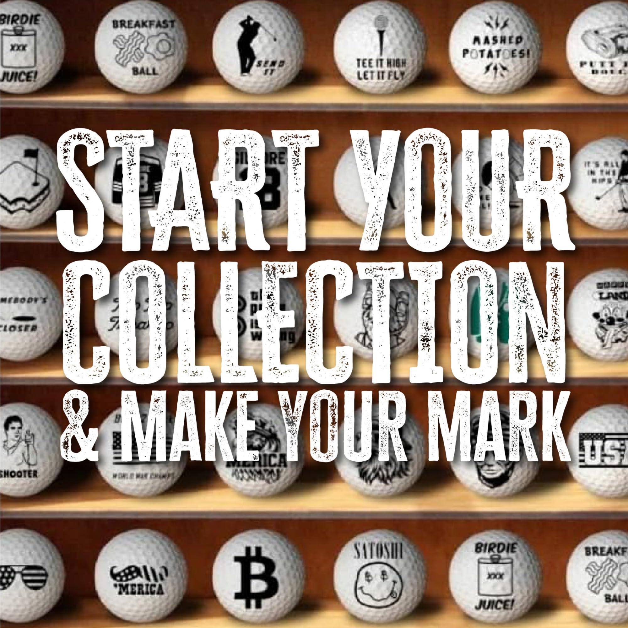 HODL 21 HODL 21 Ball Badge - Golf Ball Stamp, Self-Inking Golf Ball Stamper (The Dirty Series), Golf Ball Marker, Reusable Golf Ball Marking Tool to Identify Golf Balls (Swing Swear Drink Repeat)