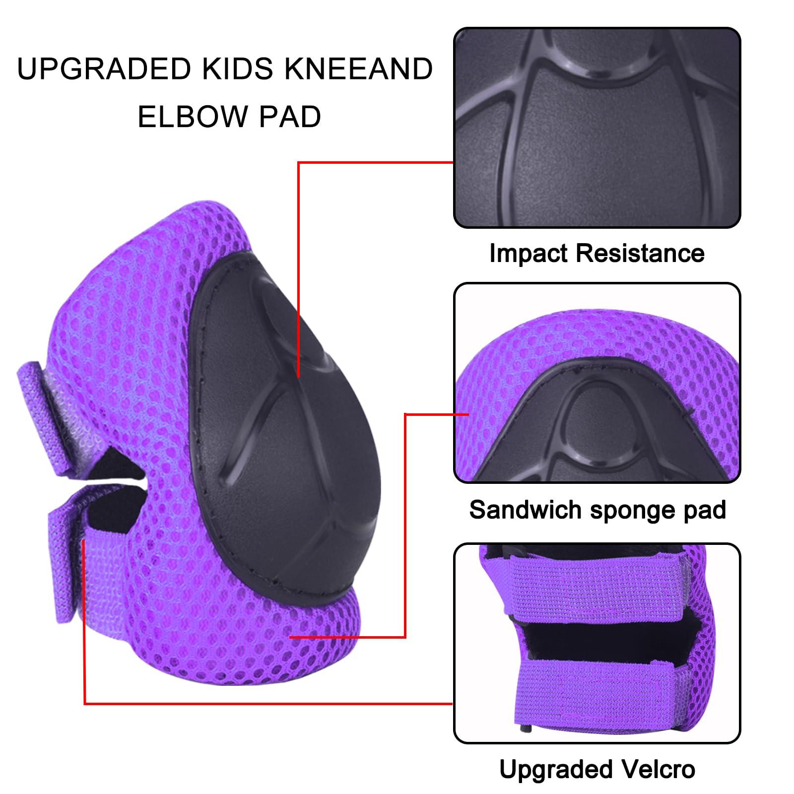 ETWTOTOYO ETWTOTOYO Knee Pads for Kids Toddler 3-7 Years knee and elbow pads for kids Protective Gear for Skateboarding Pads Cycling Skating Scooter