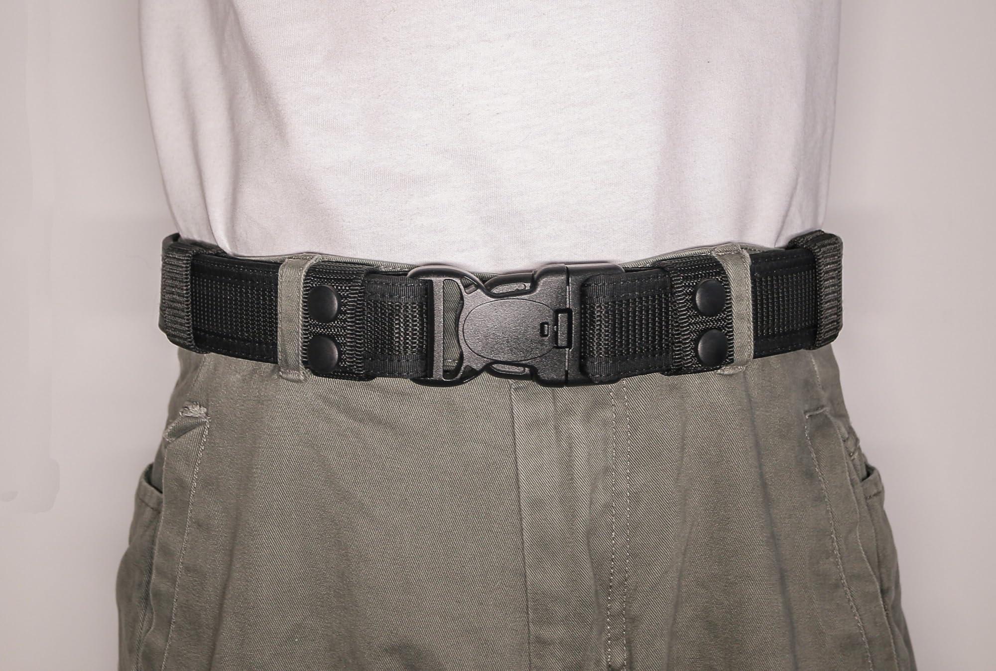 TACNEX TACNEX Duty Belt 1.5\" Law Enforcement Duty Belts Police Security Nylon Utility Work EDC Belt XL