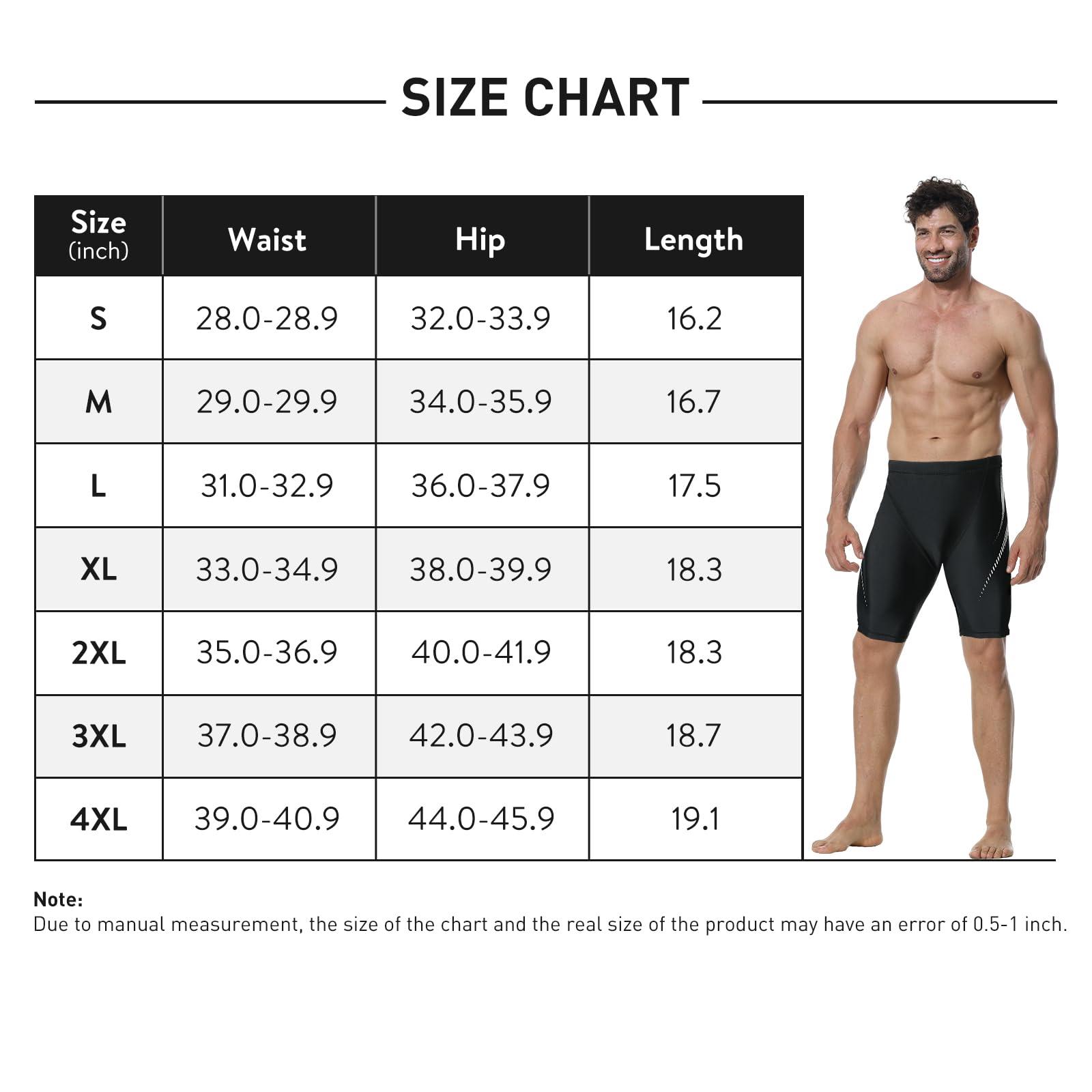 KGKE KGKE Mens-Swim-Jammers Athletic-Swimwear Quick-Dry-Shorts Durable-Team-Swimsuits - Drawstring Competition Swimming Soft UPF50+ (White Offset Printing, 2XL)