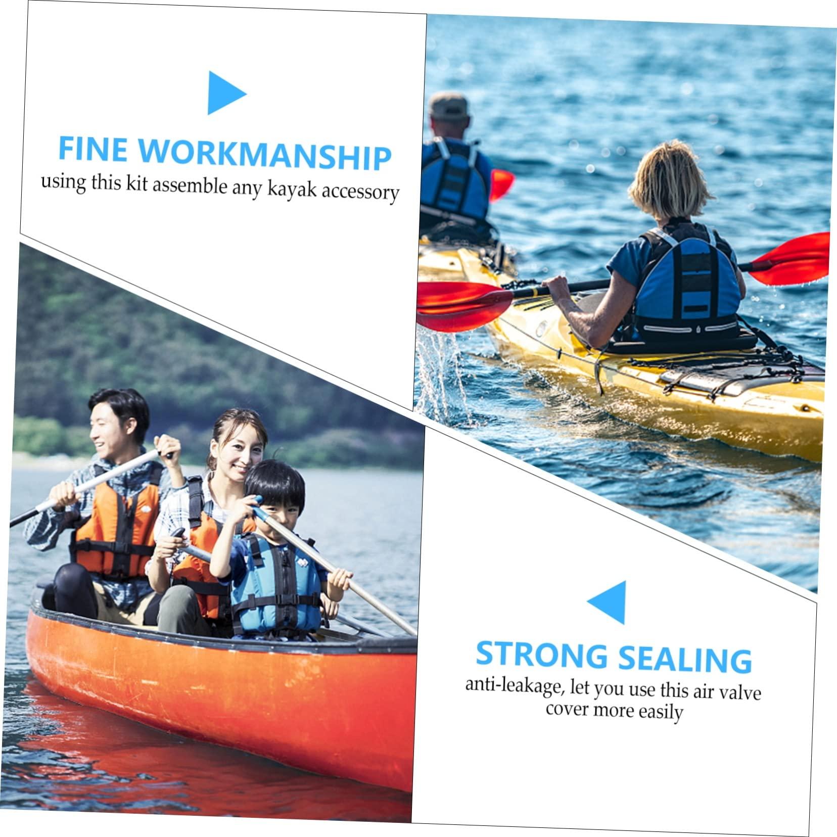 Anneome Anneome 4pcs Boat Accessories Kayak Cover Kayak Air Case Inflatable Boat Pump Adapter