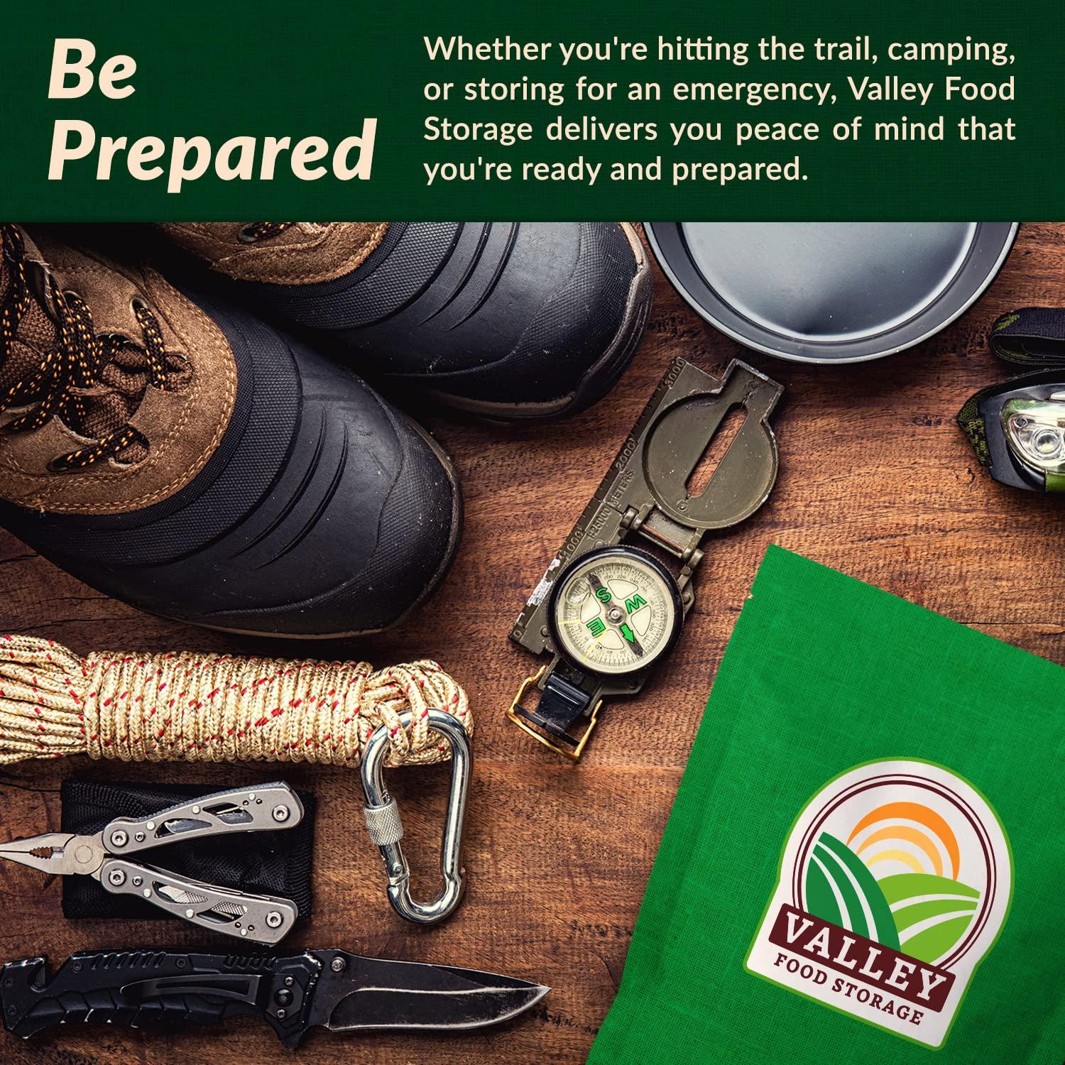 Valley Food Storage Freeze Dried Whole Powdered Eggs 10-Bag Bucket, 63.5 Oz | Premium Emergency Food Supply 25 Year Shelf Life | Non-GMO Prepper Supplies, Survival Food, Off Grid Living Supplies | Valley Food Storage