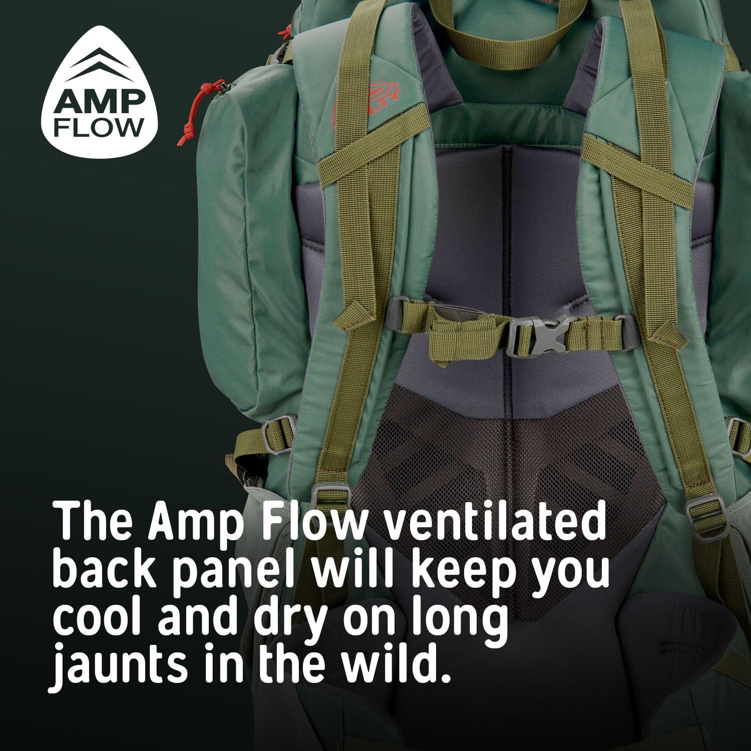 Kelty Kelty Redwing 36 36 Liter Internal Frame Backpack for Hiking, Backpacking, Travel, Carry-on Compatible, Hip Belt, Customized Fit, 2023 (Blackout)