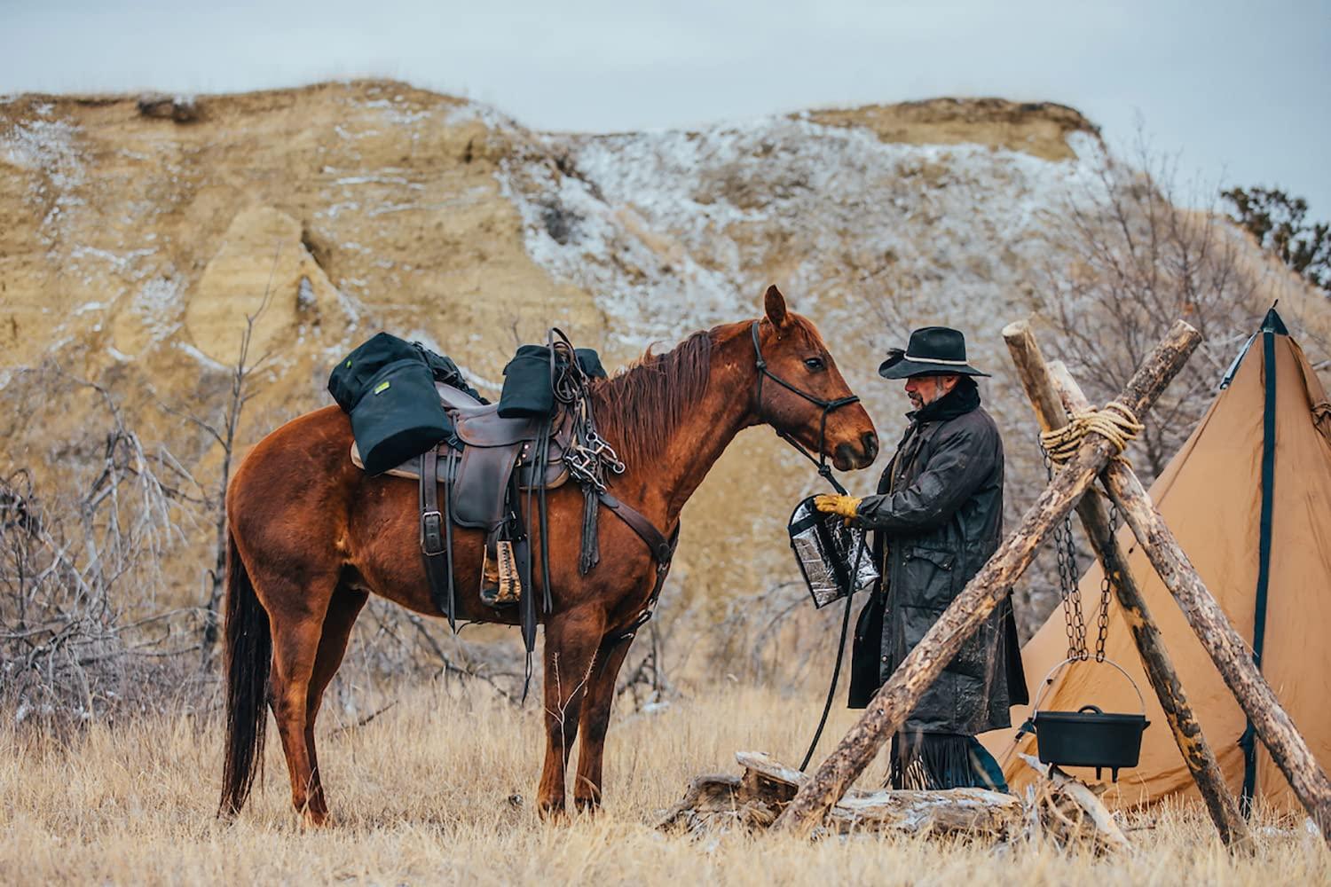 TrailMax TrailMax Large Saddle Bag Bundle; Pommel Pocket, Large Horn Bags, and Large Saddle Bags w/Detachable Cantle Package; Bundle of Large Horse Saddle Bags; Pommel, Horn, and Saddle Bag Set;