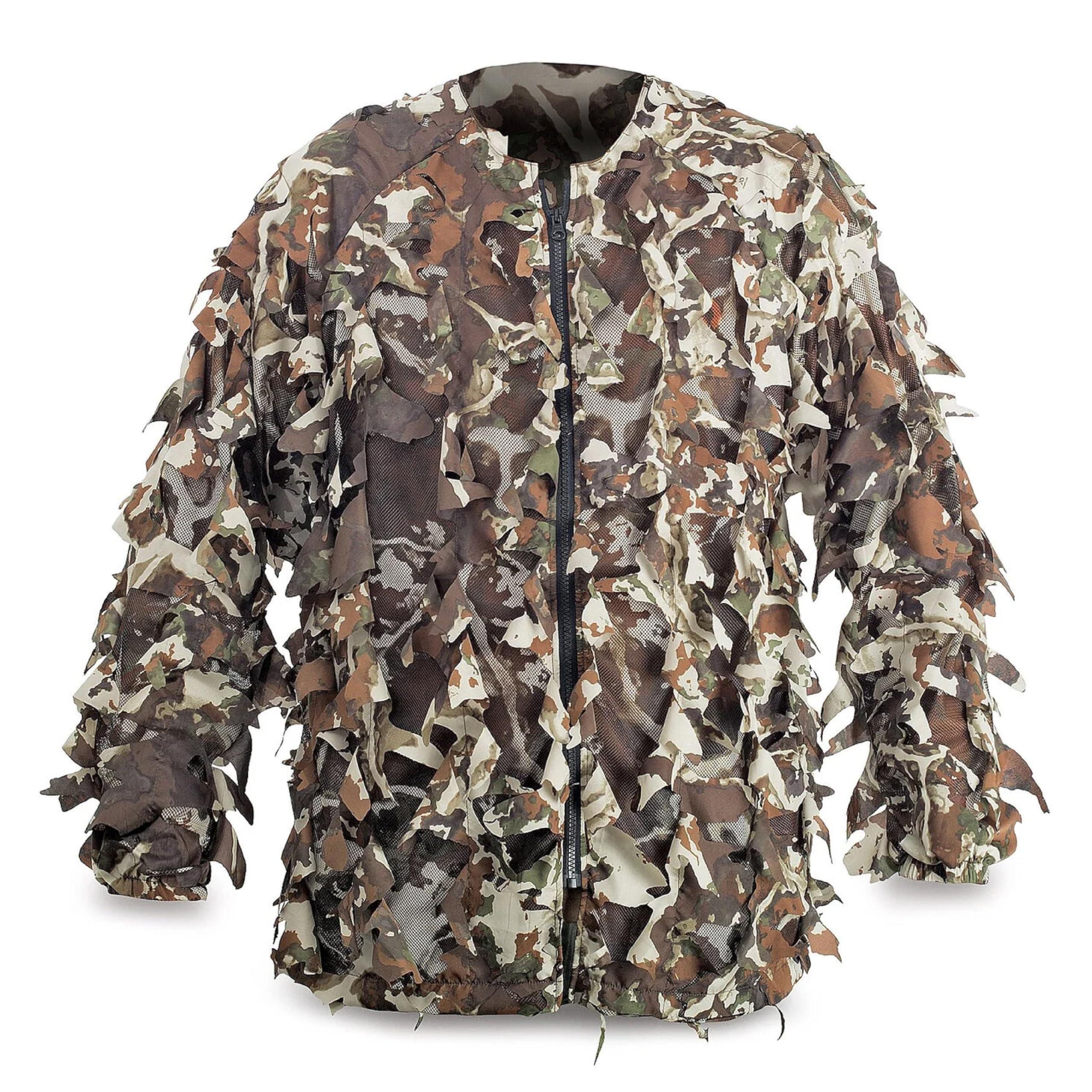 First Lite First Lite Men\'s Phantom Leafy Suit Top - Ultralight Mesh Camo Hunting Jacket - First Lite Fusion - XX-Large