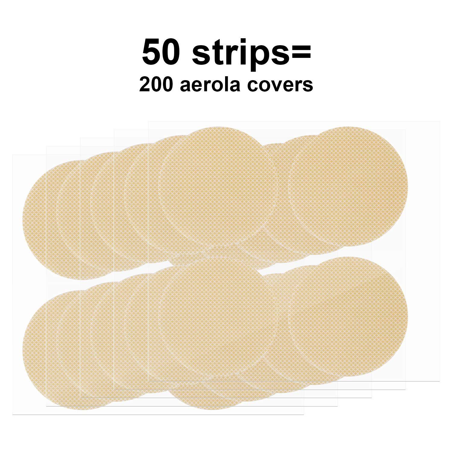 Geyoga Geyoga 200 Pcs Nipple Covers for Men Anti-chafing Mens Nipple Tape Guard Pasties for Running Sports