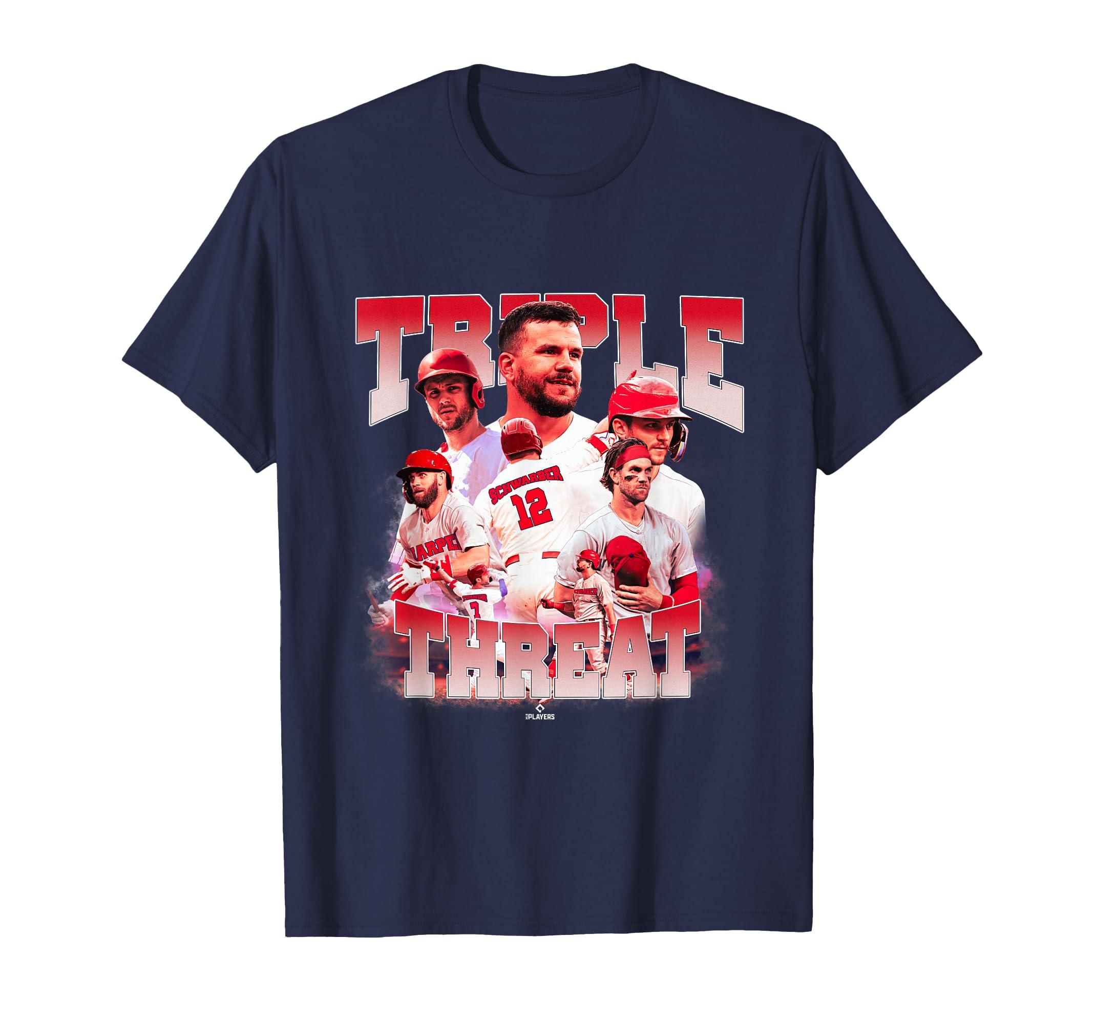 License Champs Bryce Harper, Kyle Schwarber & Trea Turner | MLBTRIO4006 T-Shirt