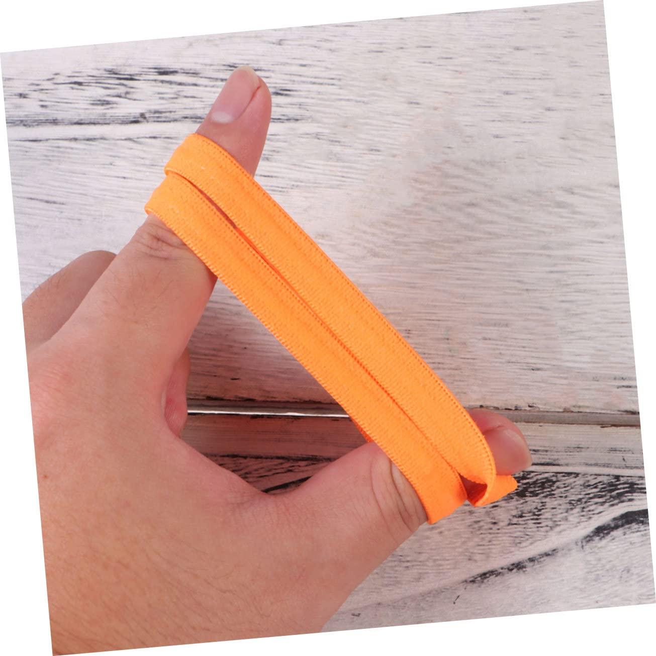 WHAMVOX WHAMVOX 9pcs Non- Running Headband Stretchy Yoga Hair Accessories for Men and Women and Comfortable Football Headbands Orange for Sports Activities