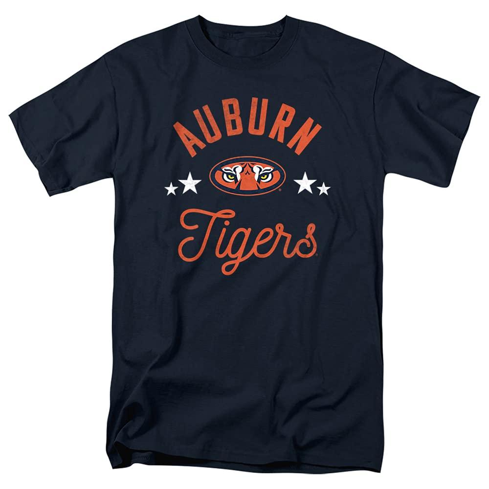 LOGOVISION Auburn University Official Tigers Short Sleeve Mens Cotton T-Shirt,Navy, Large