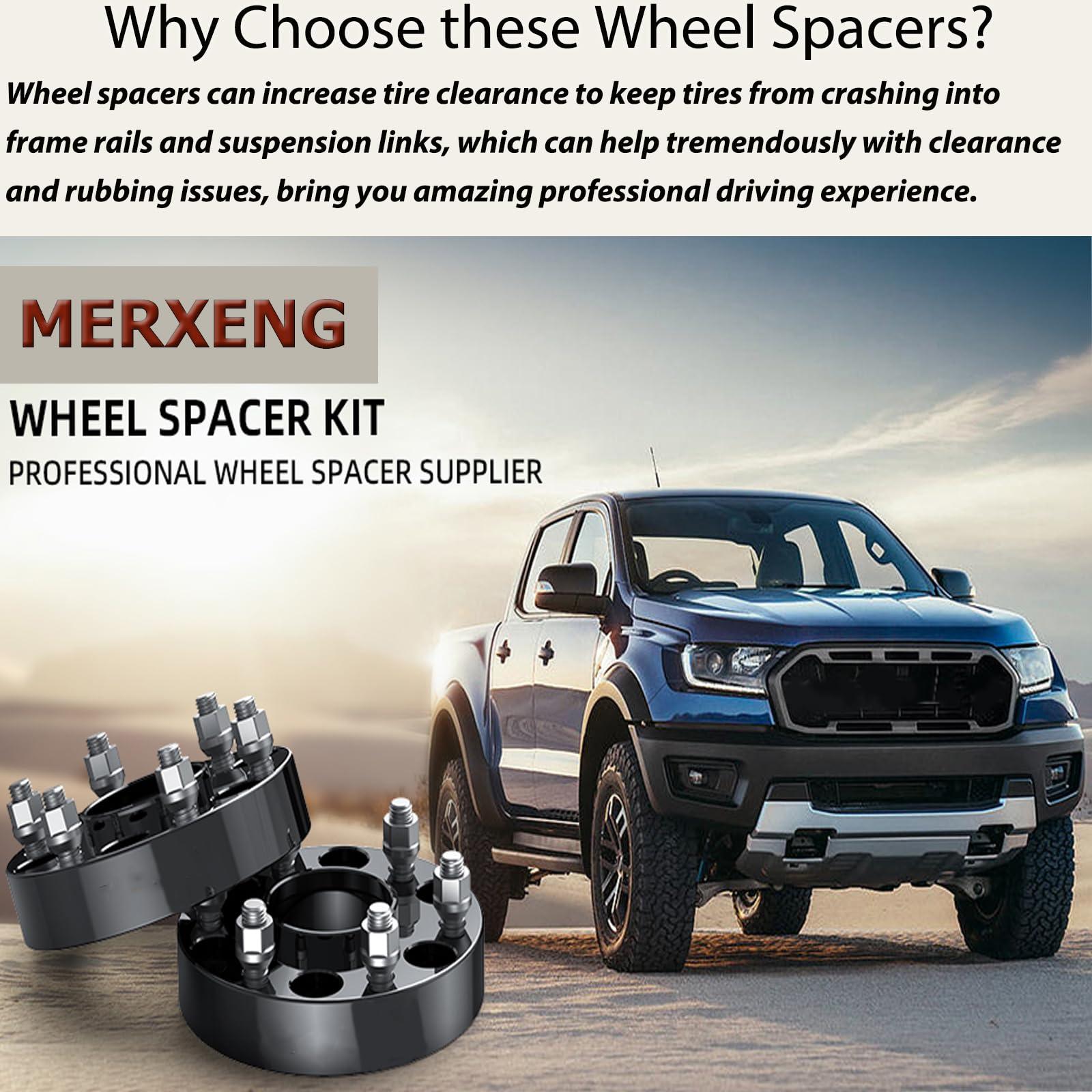 MERXENG MERXENG 1 inch Golf Cart Wheel Spacers,2 Pcs 4x4 to 4x4 Wheel Spacers fits EZ GO Fits EZGO Fits Club Car Golf Cart 25mm Overall Width