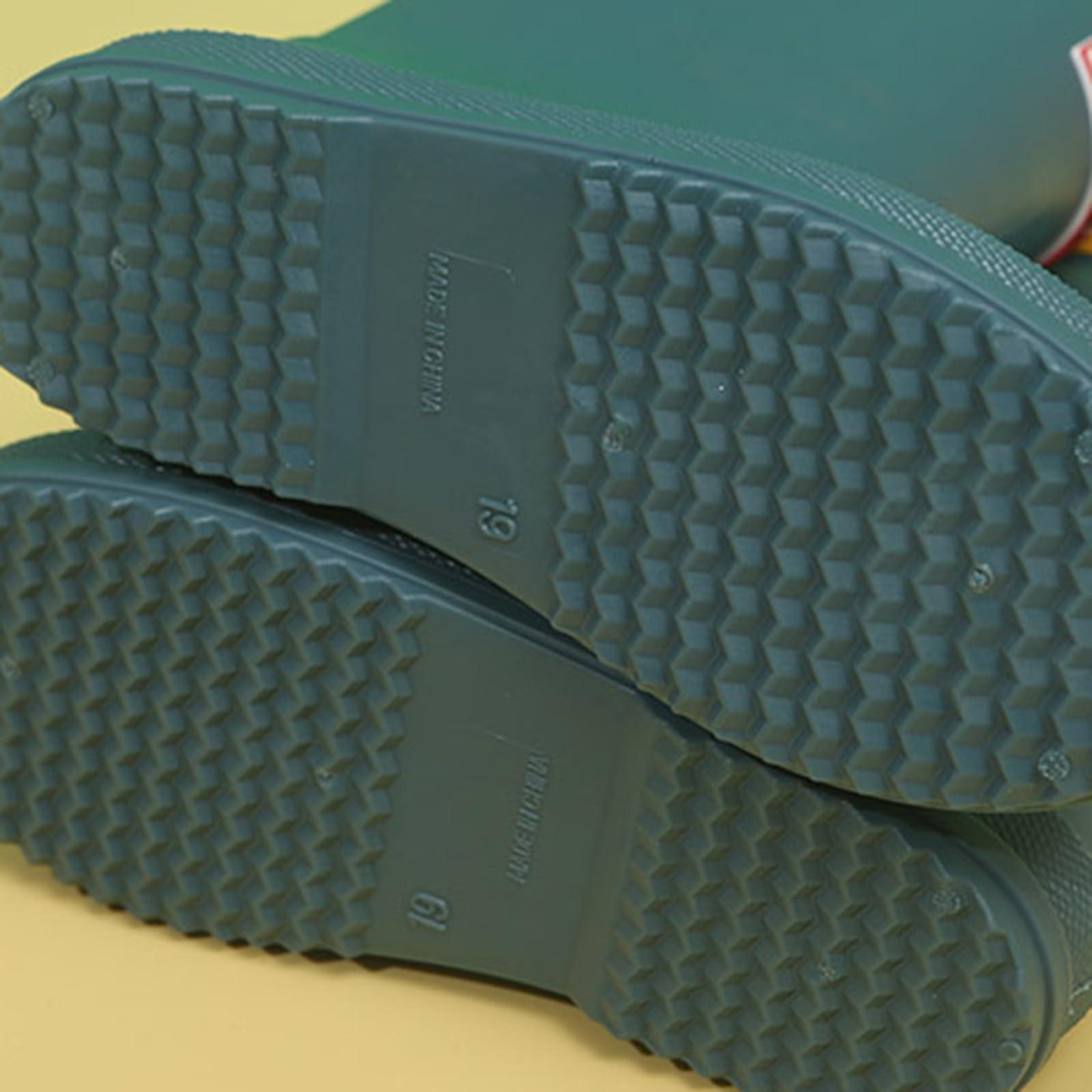 IWIHMIV Toddler Waterproof Shoes Rainboots for Toddlers Boys Kids Rain Boots Waterproof Rubber Boots Kid Rain BootsGreen,3