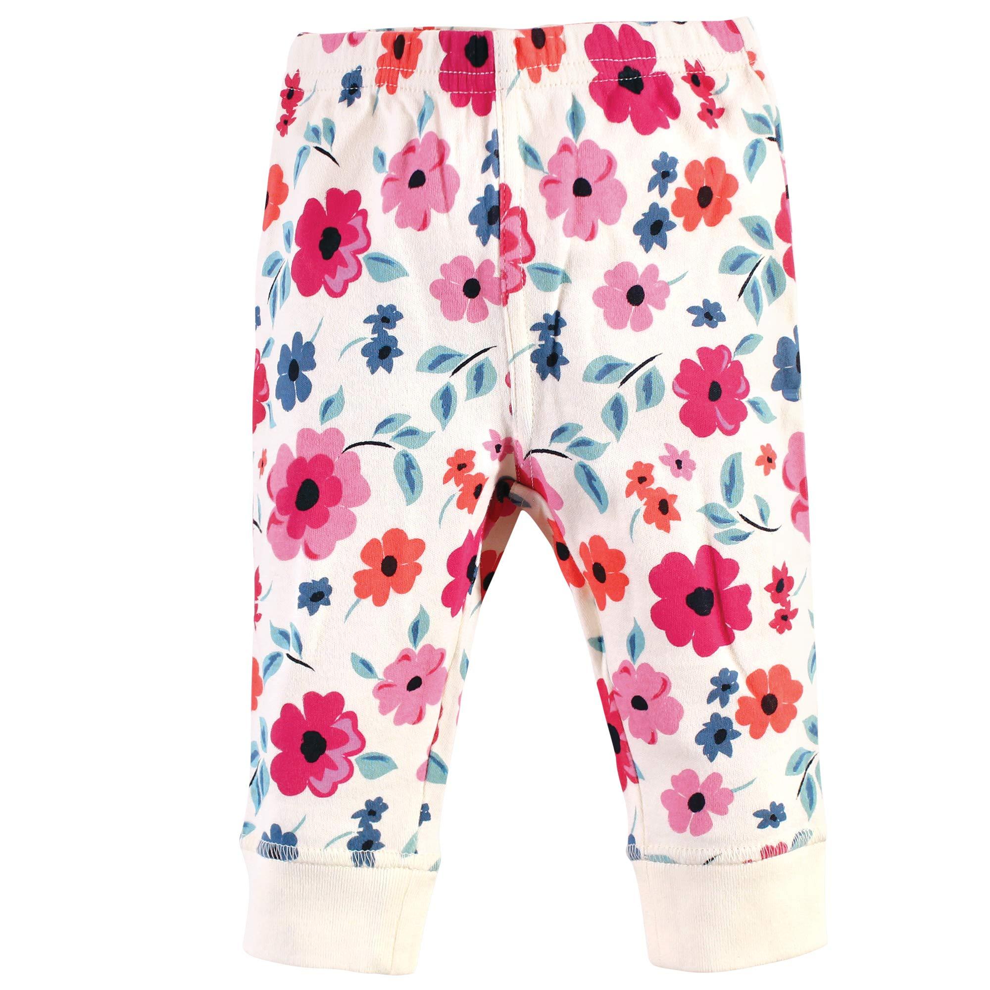 Touched by Nature Touched by Nature Unisex Baby Organic Cotton Pants, Garden Floral, 0-3 Months