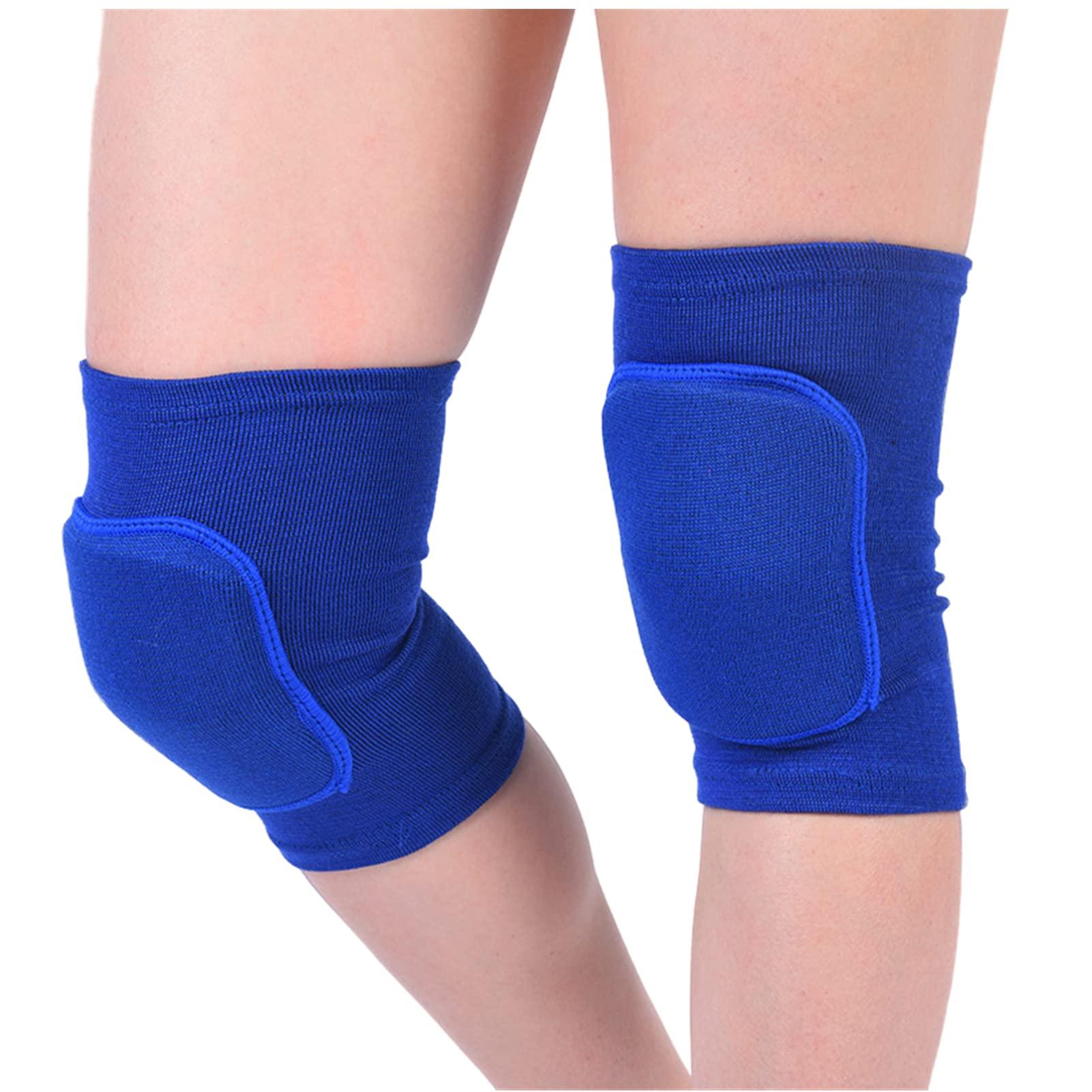 JUMISEE JUMISEE Kids Knee Pad, Anti-Slip Padded Sponge Knee Brace Breathable Flexible Elastic Knee Support for Football Volleyball Dance Skating Basketball Sports