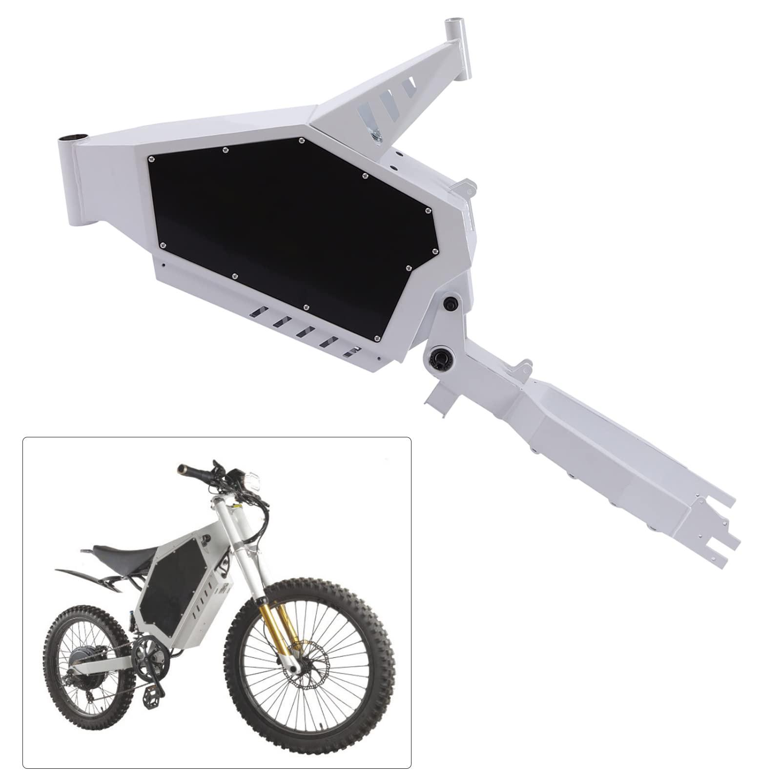 AKaSping AKaSping Electric Bike Frame Steel for 26" E-Bike Iron Electric Bicycle DIY Kit Electric Bicycle Frame Conversion Kit Rear Adjustable Dopout for Electric Motorcycle Max Load 308LBS