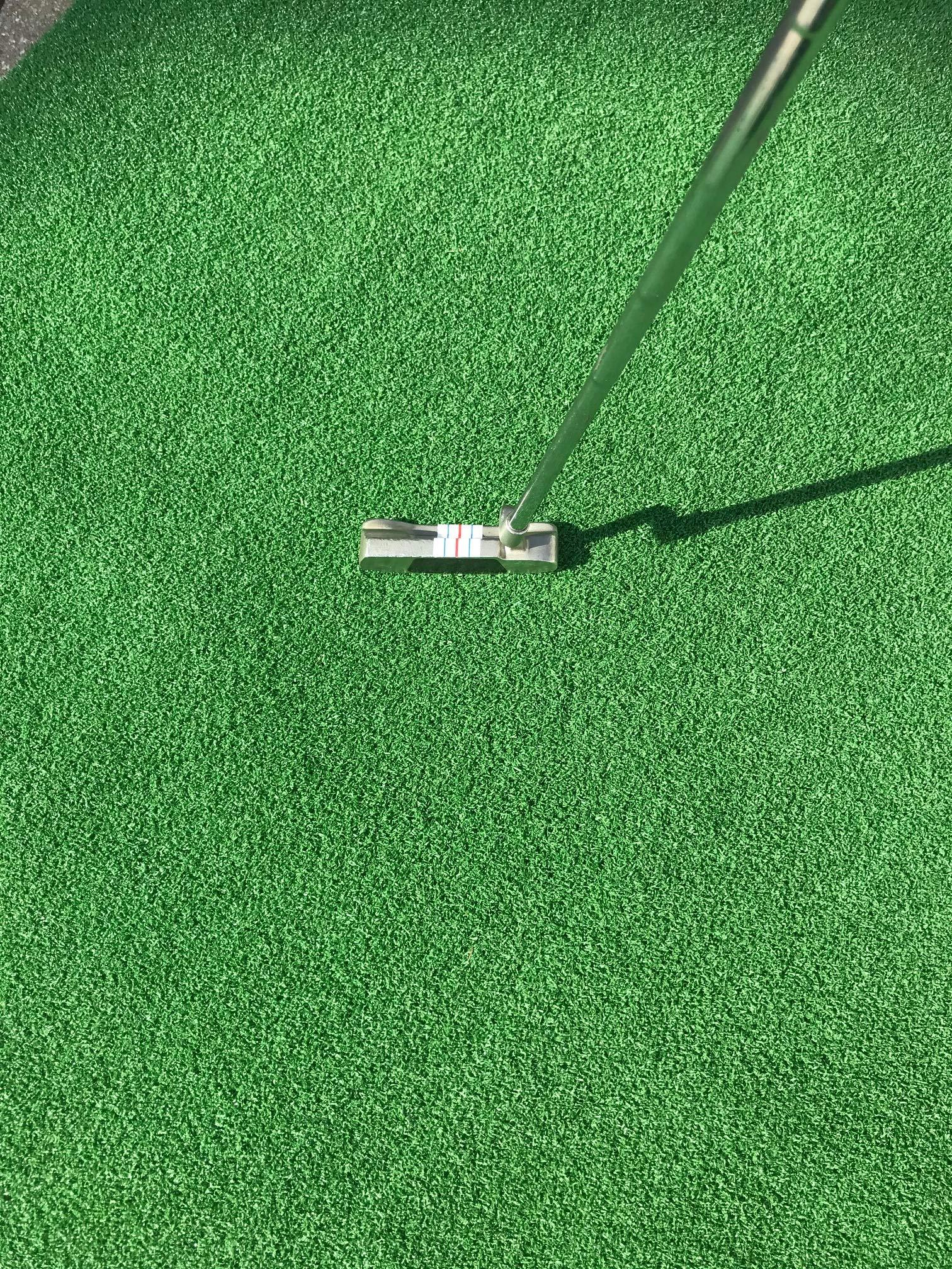 Less is more golf Less is More Golf Sticker for Golf Putter, 3 Lines Alignment (Triple Track), Magenta and Purple, 2 Pack