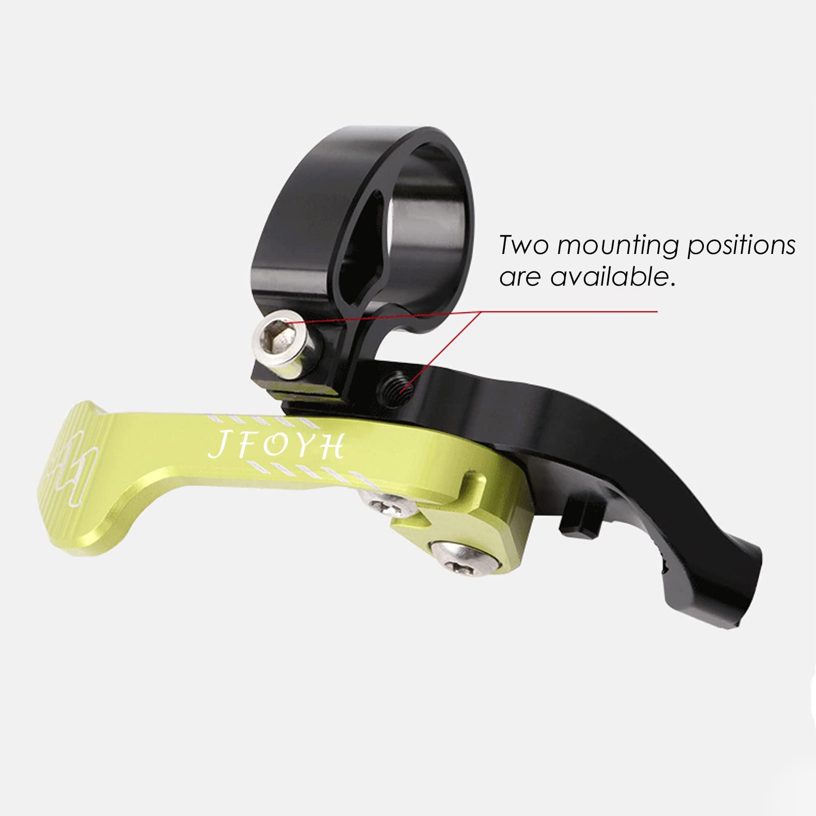 JFOYH JFOYH Mountain Bike Dropper Post Remote Lever Kit for External and Internal Routing Dropper Seatpost - Blue