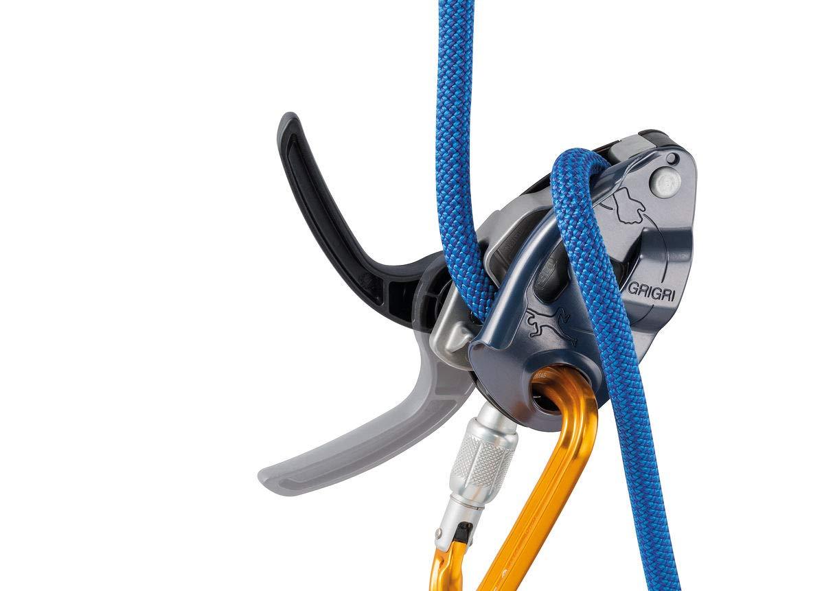Petzl Petzl GRIGRI Belay Device - Belay Device With Cam-Assisted Blocking for Sport, Trad, and Top-Rope Climbing - Blue