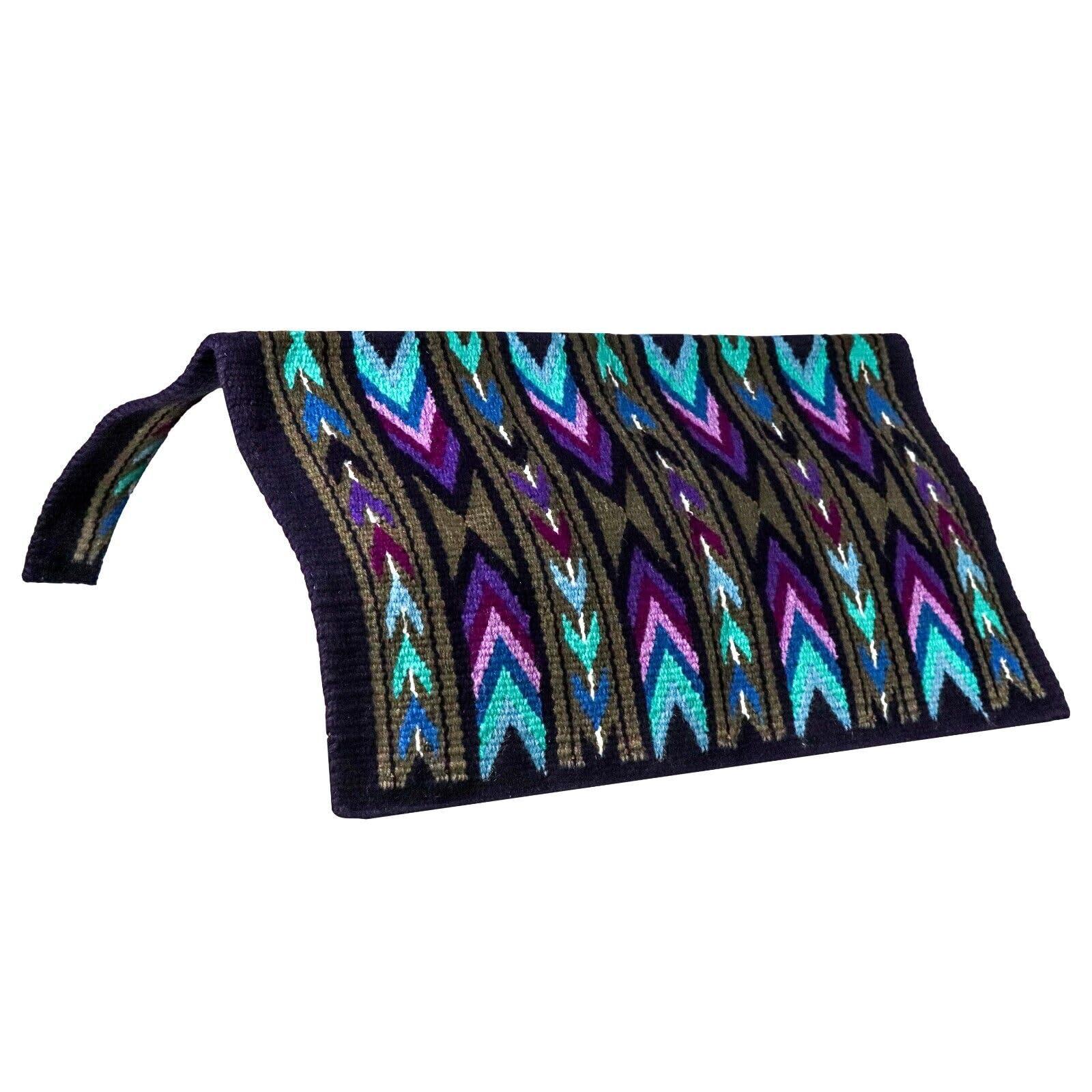 EQUIGEAR EQUIGEAR Western Ranch Horse Saddle Blanket New Zealand Wool Western Design Handmade Saddle Blanket Top Wool Pad Sensor Flex (Customization Available) ZB-032 (36\" x 40\")