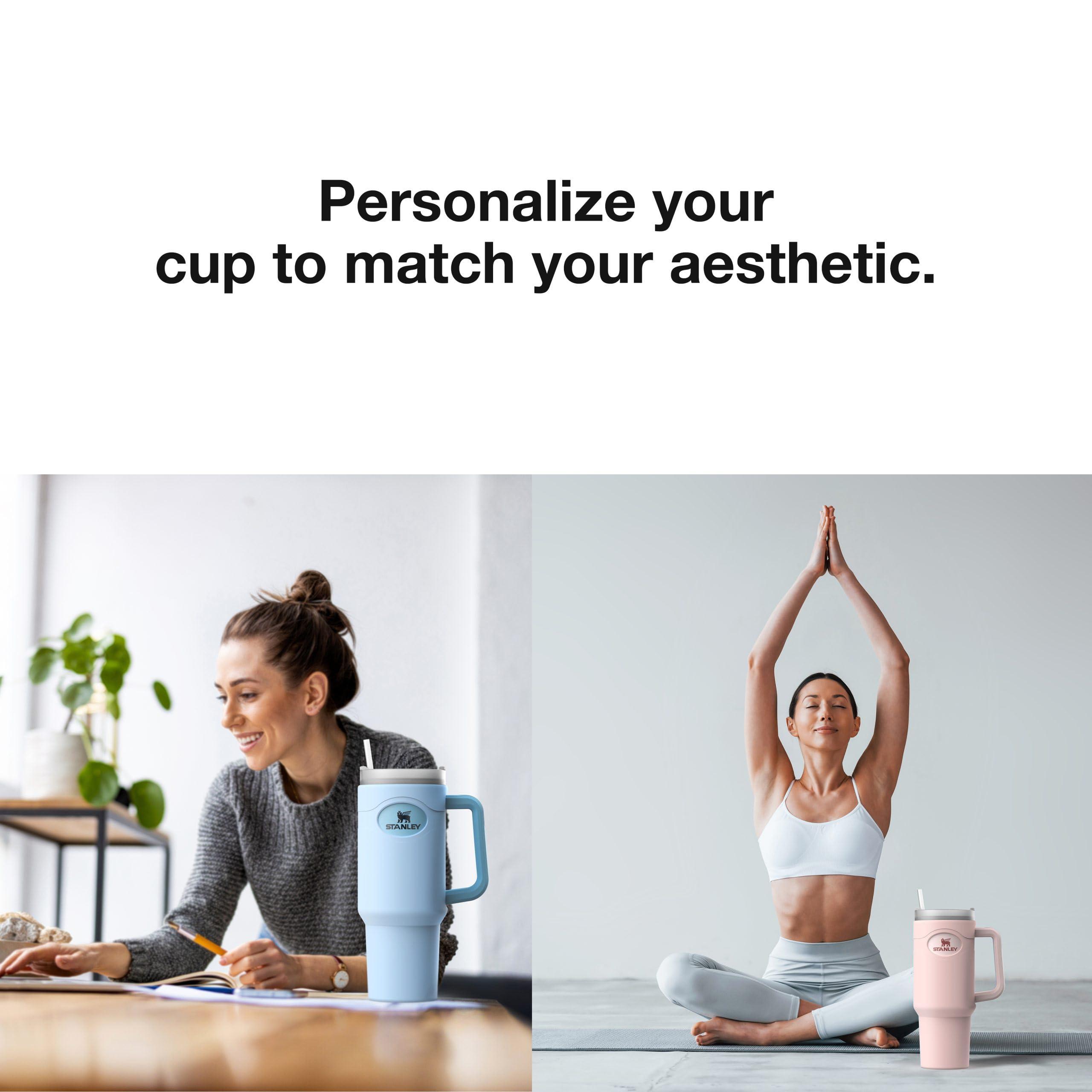 ENCASED ENCASED Silicone Protector Boot Compatible with Stanley 40oz Quencher Tumbler with Handle, Full Body Sleeve Case (Gray)