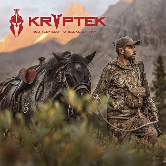 Kryptek Kryptek Mens Stalker Short Sleeve Hunting Shirt, 100% Cotton, Stealthy Camo Tee