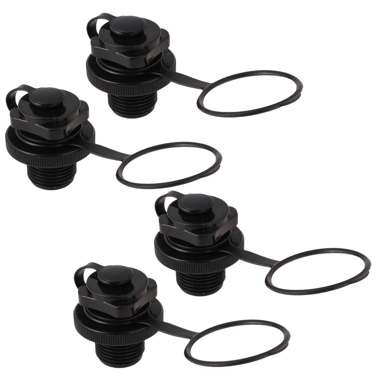 LIOOBO LIOOBO Kayak 4pcs Inflatable Boat Replacement Air Valve Nozzle Octagonal Valve TPU Nozzle Inflatable Inflatable Inflatable Inflatable Inflatable Kayak Spray Nozzle