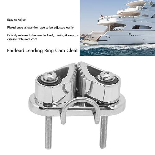 Leapiture Leapiture Marine Cam Cleat Anchor Rope Cleat Anchor Rope Cleats Sailing Cleat 316 Stainless Steel for 3 to 12mm Rope